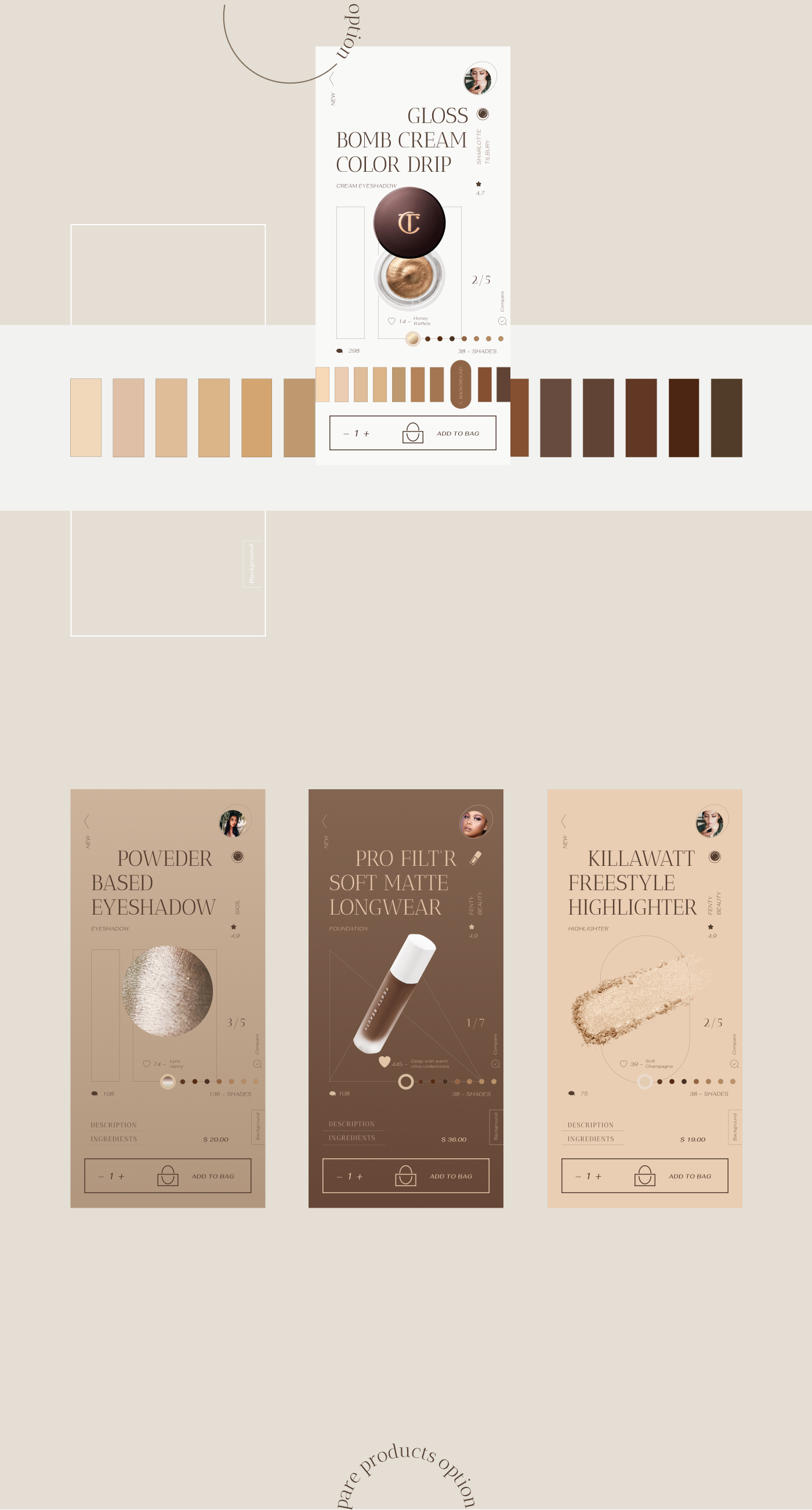 Cosmetics store mobile app — Изображение №4 — Интерфейсы на Dprofile