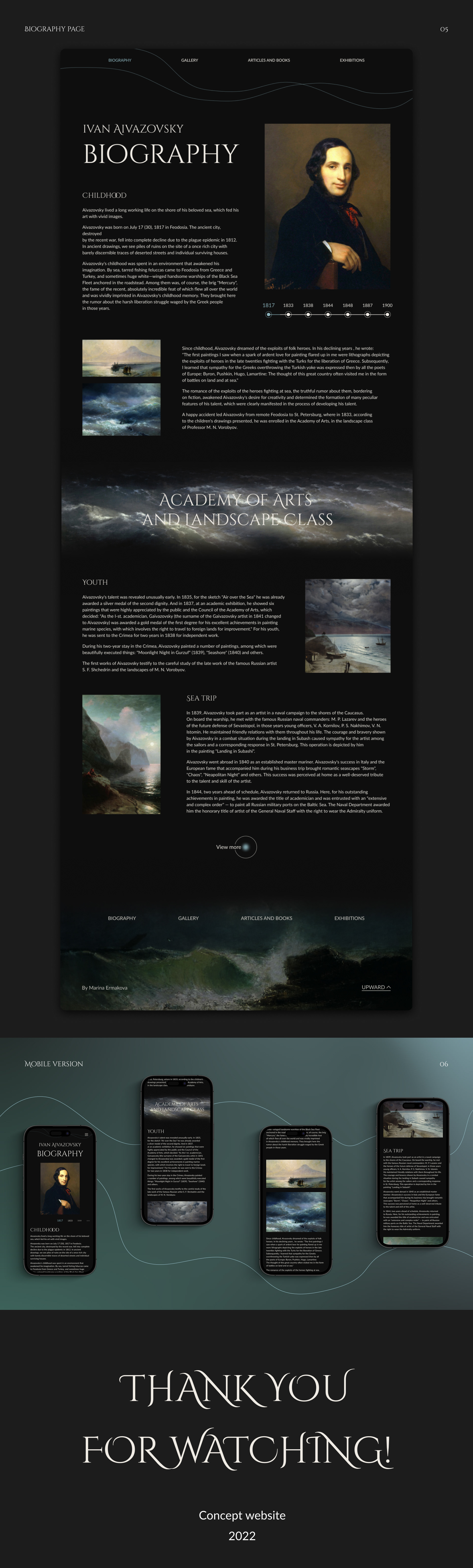 Ivan Aivazovsky — Изображение №3 — Интерфейсы на Dprofile