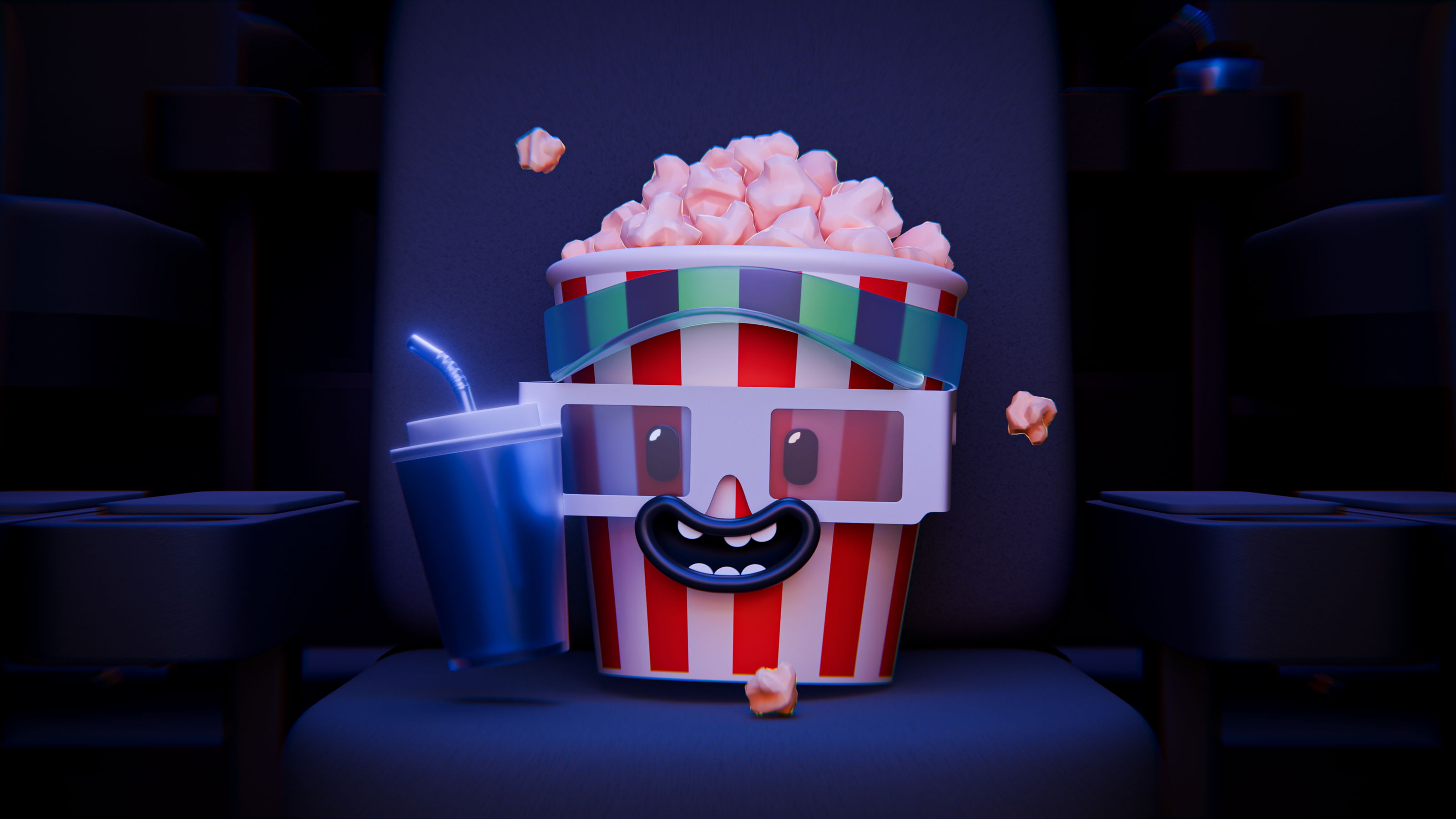 Гудвин Синема (3D иллюстрации) — Изображение №6 — Иллюстрация, 3D на Dprofile