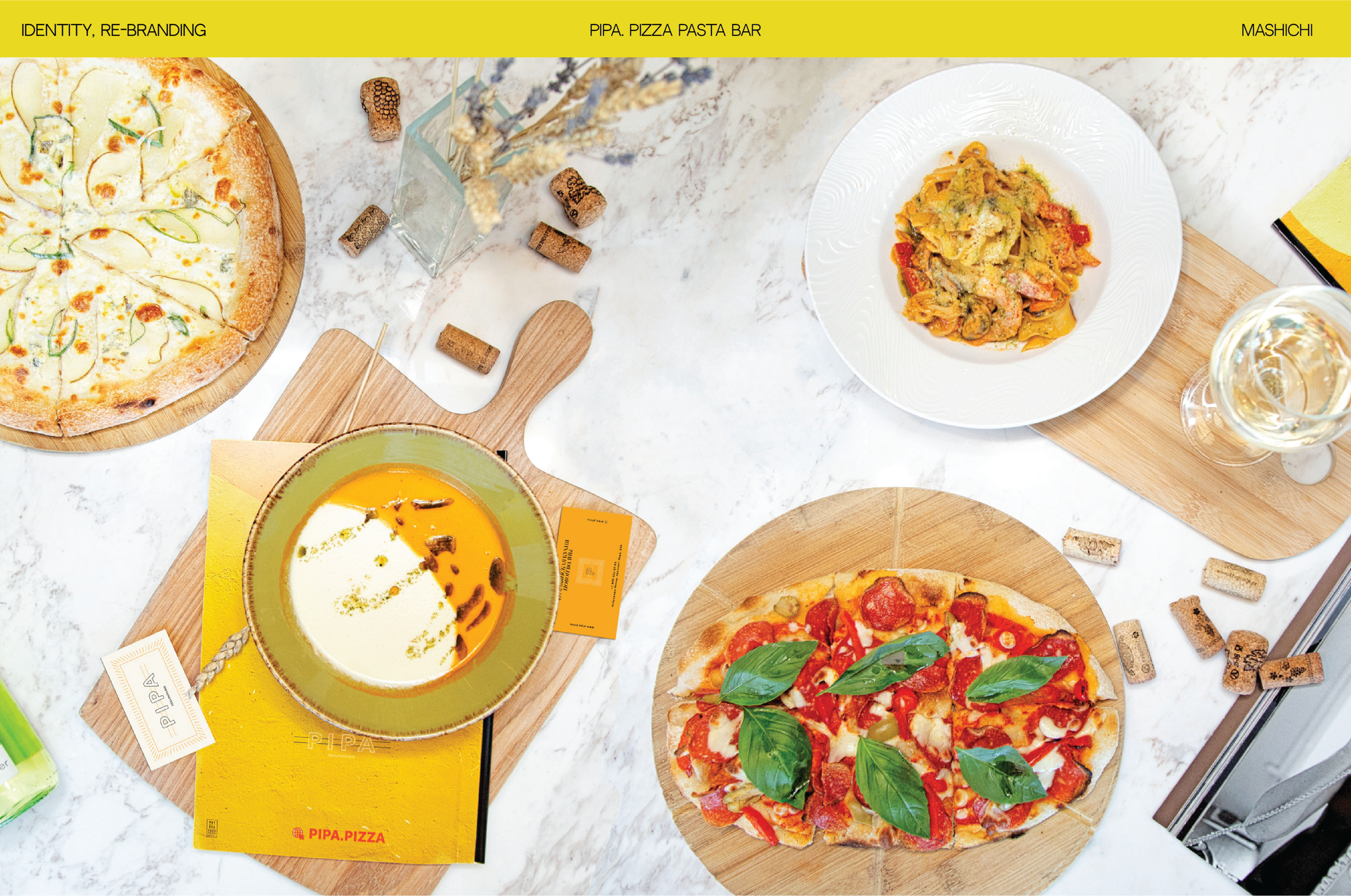 PIPA Pizza Pasta Bar Branding — Изображение №1 — Брендинг, Маркетинг на Dprofile