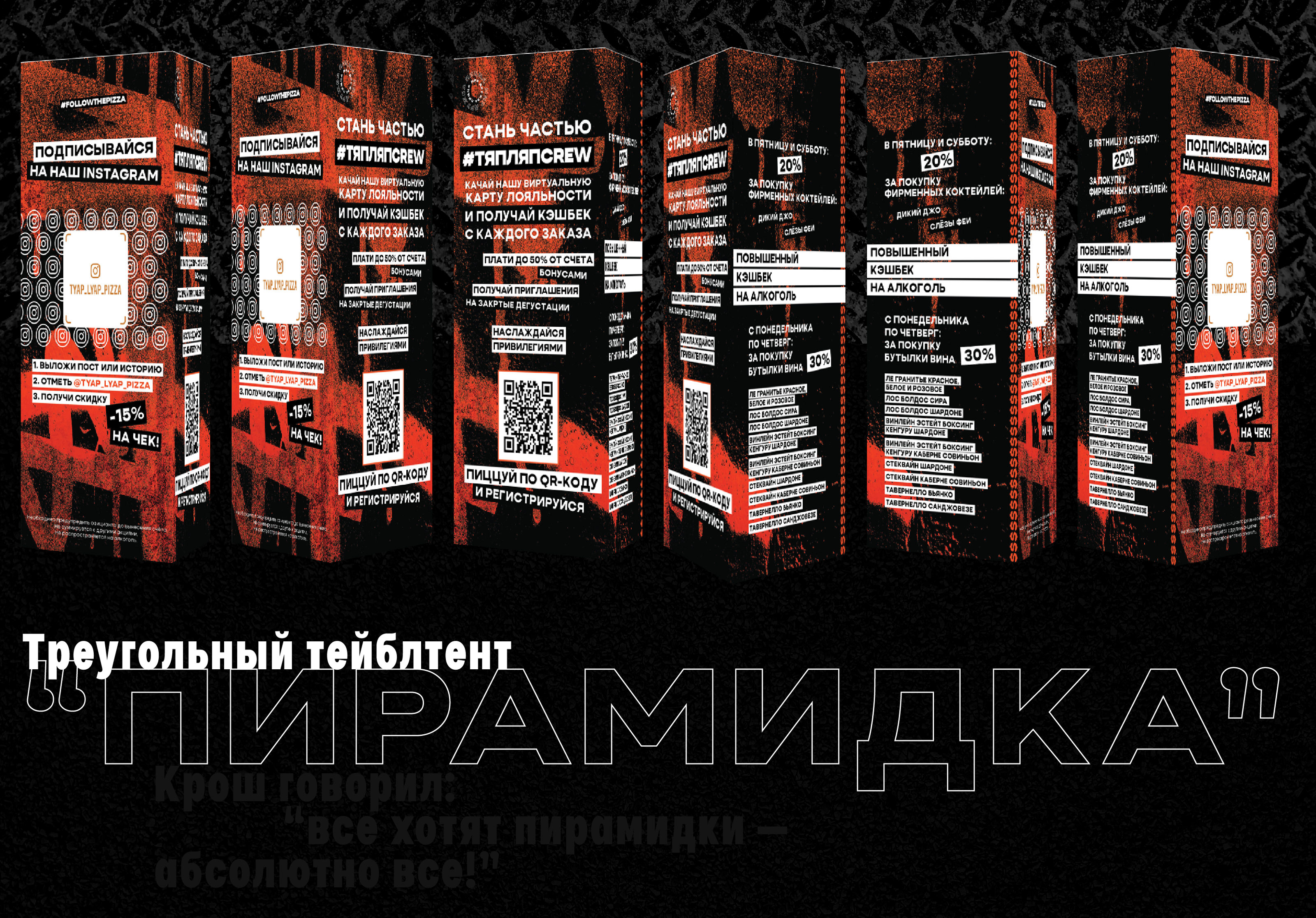 Тяп-Ляп Пицца айдентика & SMM — Изображение №12 — Графика, Маркетинг на Dprofile