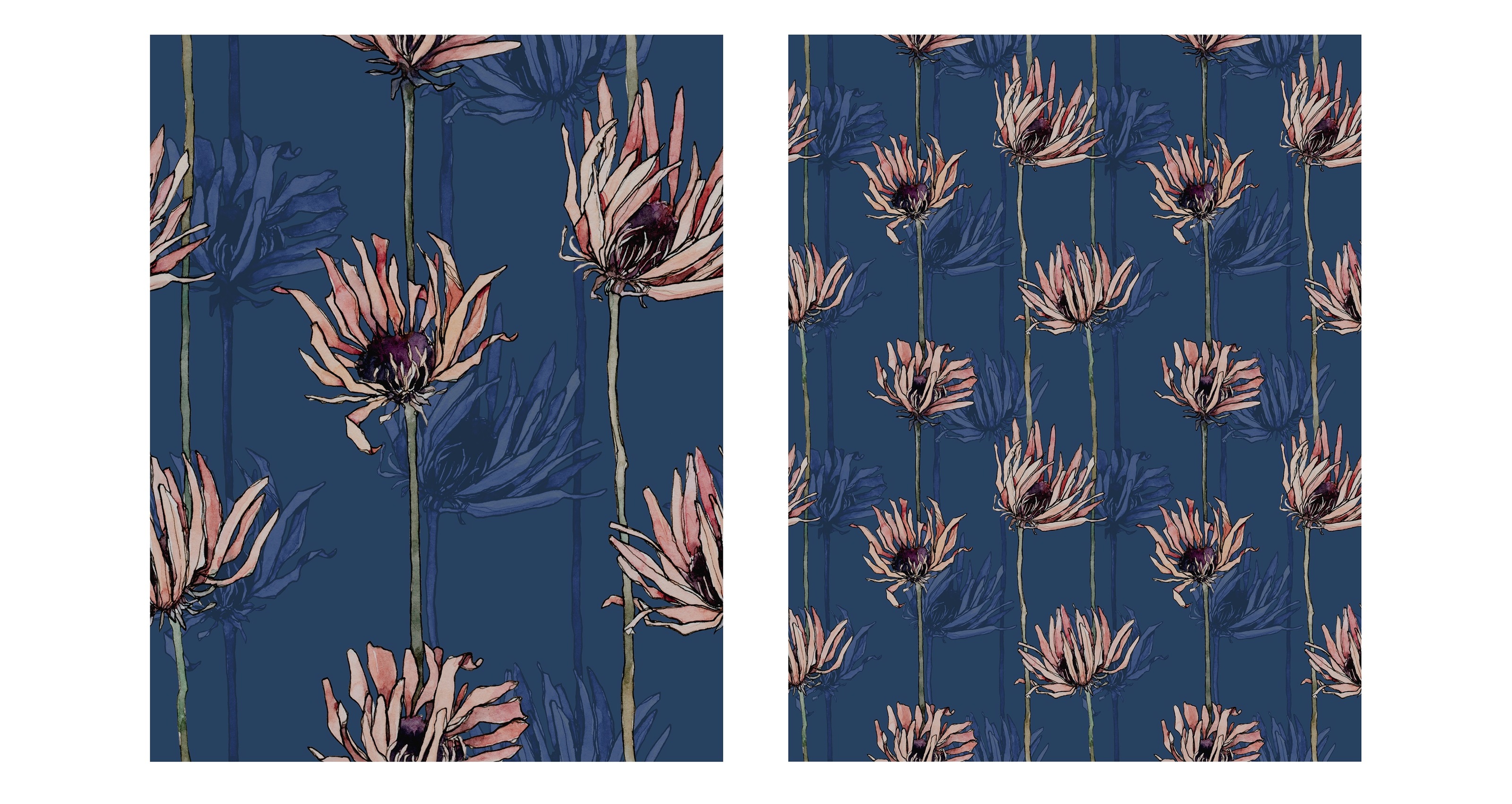 Pattern with yellow gerbera — Изображение №5 — Брендинг, Иллюстрация на Dprofile