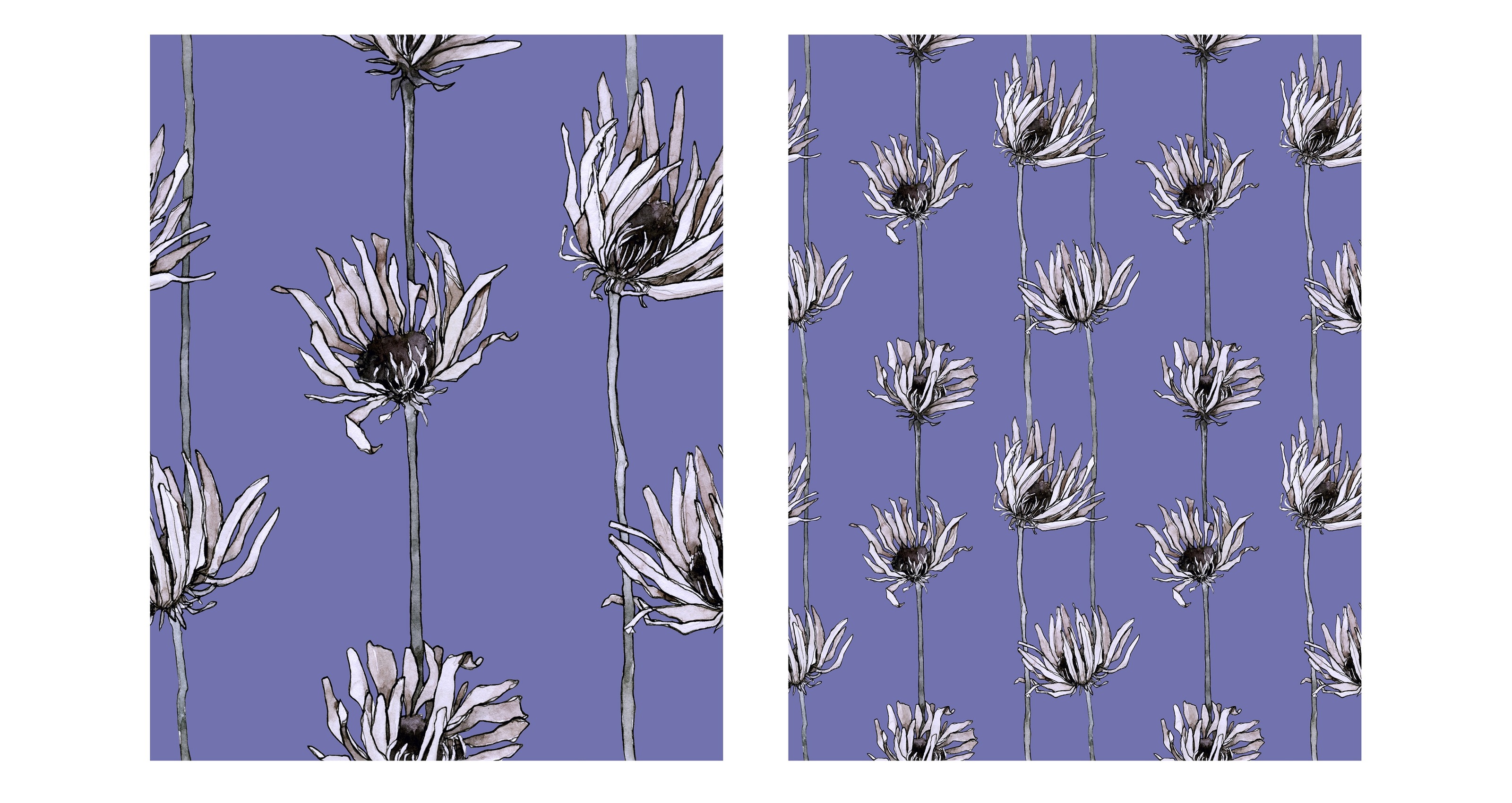 Pattern with yellow gerbera — Изображение №3 — Брендинг, Иллюстрация на Dprofile