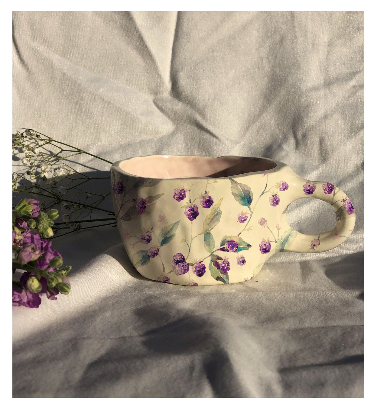 Hand drawn watercolor pattern with raspberries — Изображение №11 — Иллюстрация на Dprofile