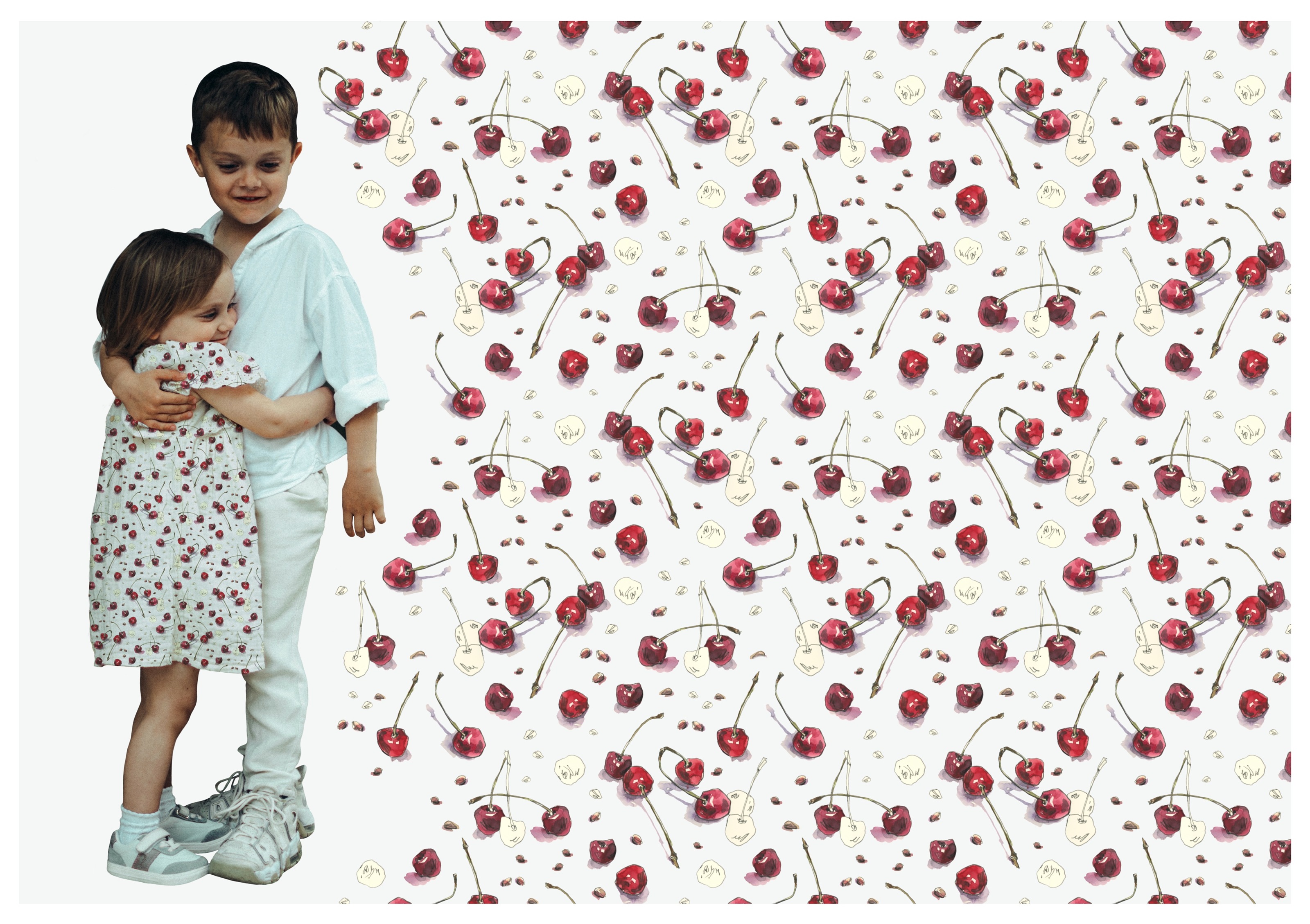 Set of seamless patterns with watercolor berries — Изображение №6 — Иллюстрация на Dprofile