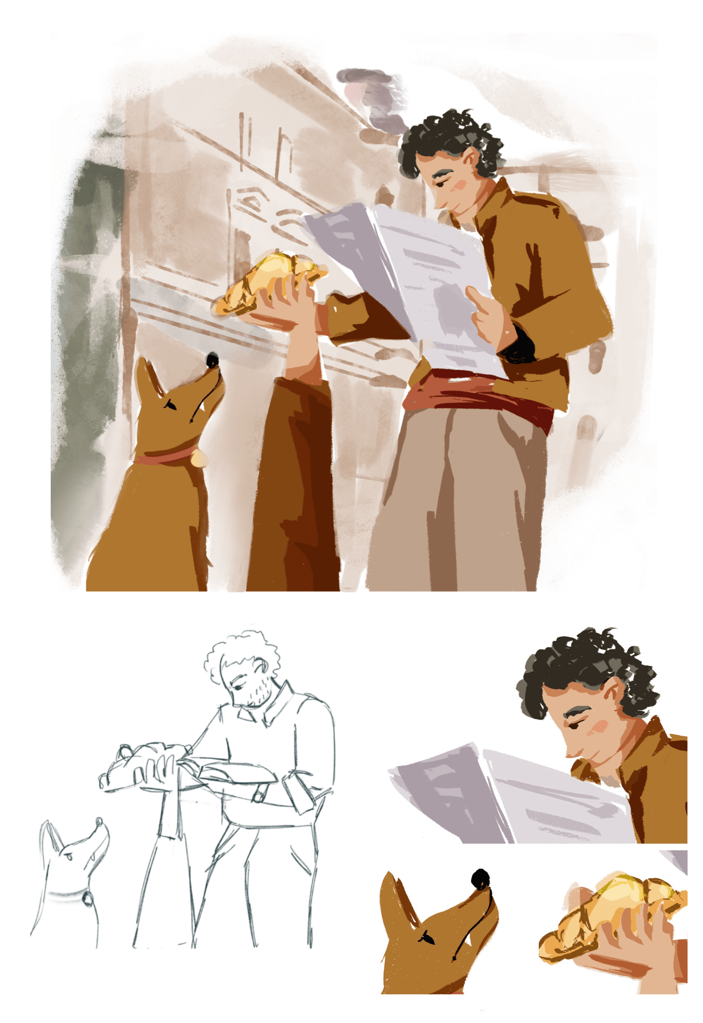 Bakery delivery — Изображение №1 — Иллюстрация на Dprofile