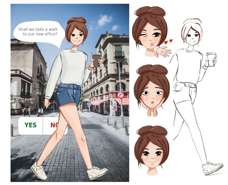 ILLUSTRATIONS FOR THE BRAND’S SOCIAL NETS. на Dprofile