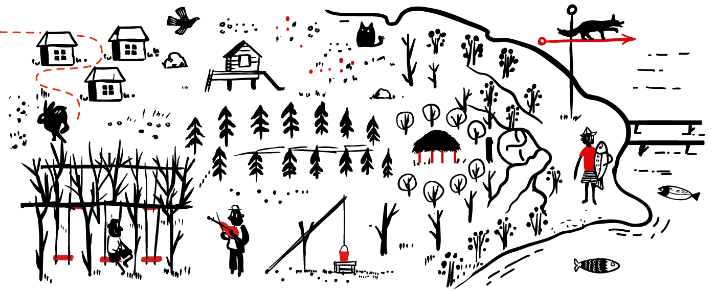 Карта ландшафтно-природного парка Ломы — Изображение №8 — Иллюстрация, Анимация на Dprofile
