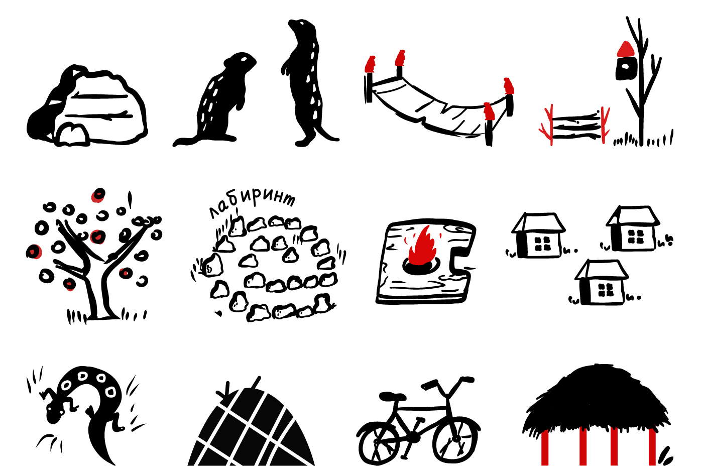 Карта ландшафтно-природного парка Ломы — Изображение №16 — Иллюстрация, Анимация на Dprofile