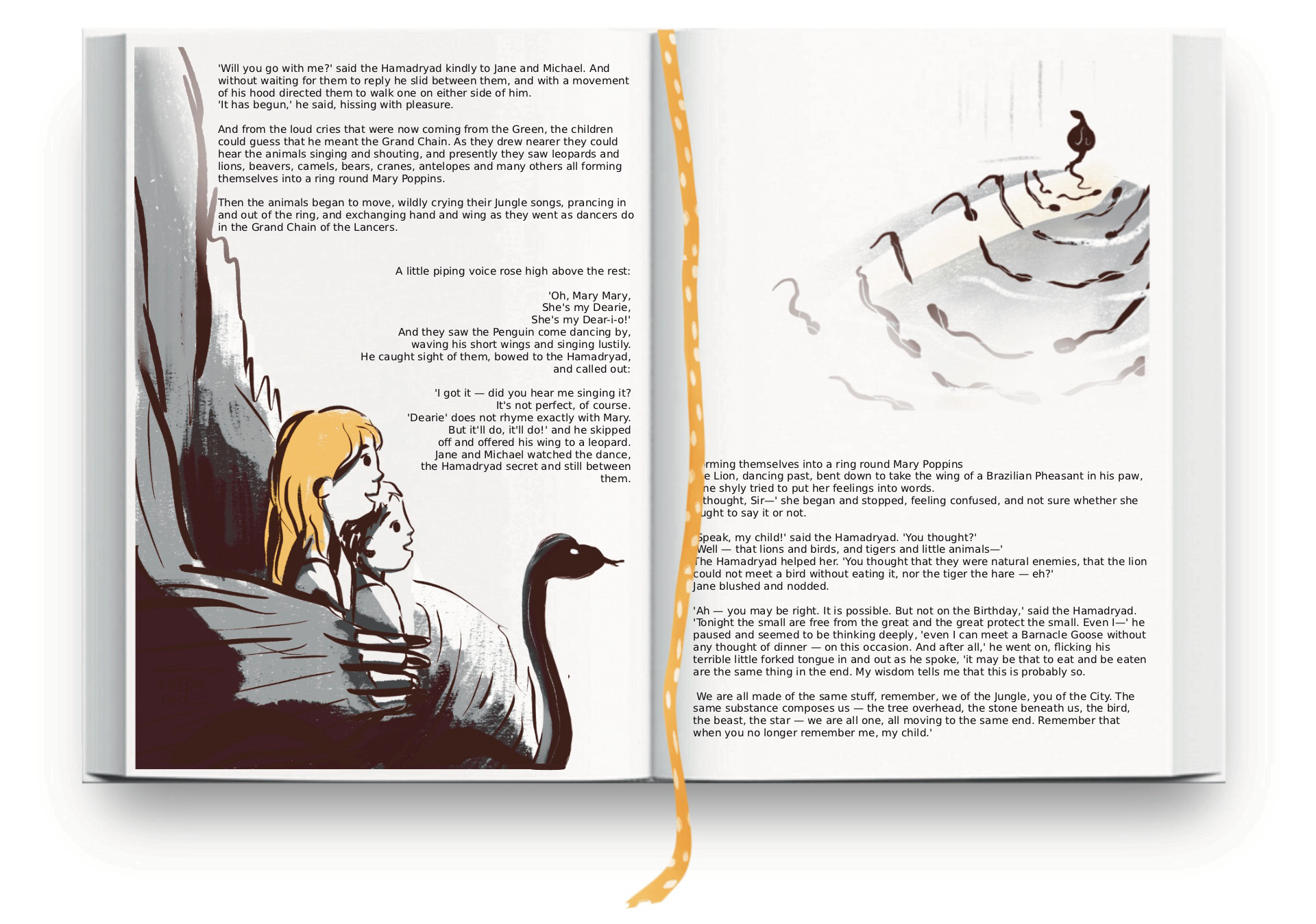 Иллюстрации к Мэри Поппинс — Изображение №6 — Иллюстрация, Графика на Dprofile