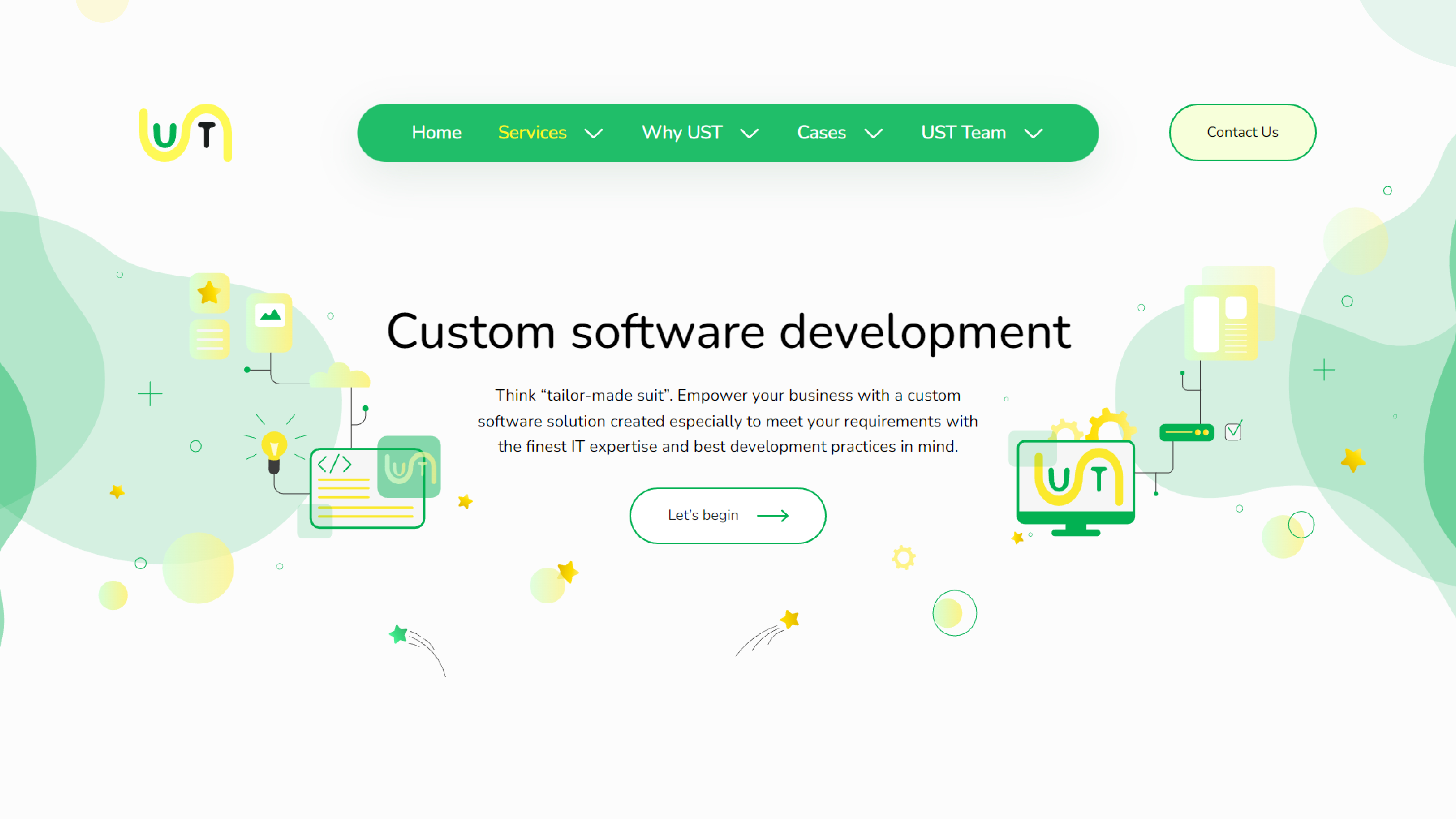 Веб-иллюстрации для сайта Union Smart Technology — Изображение №5 — Иллюстрация на Dprofile