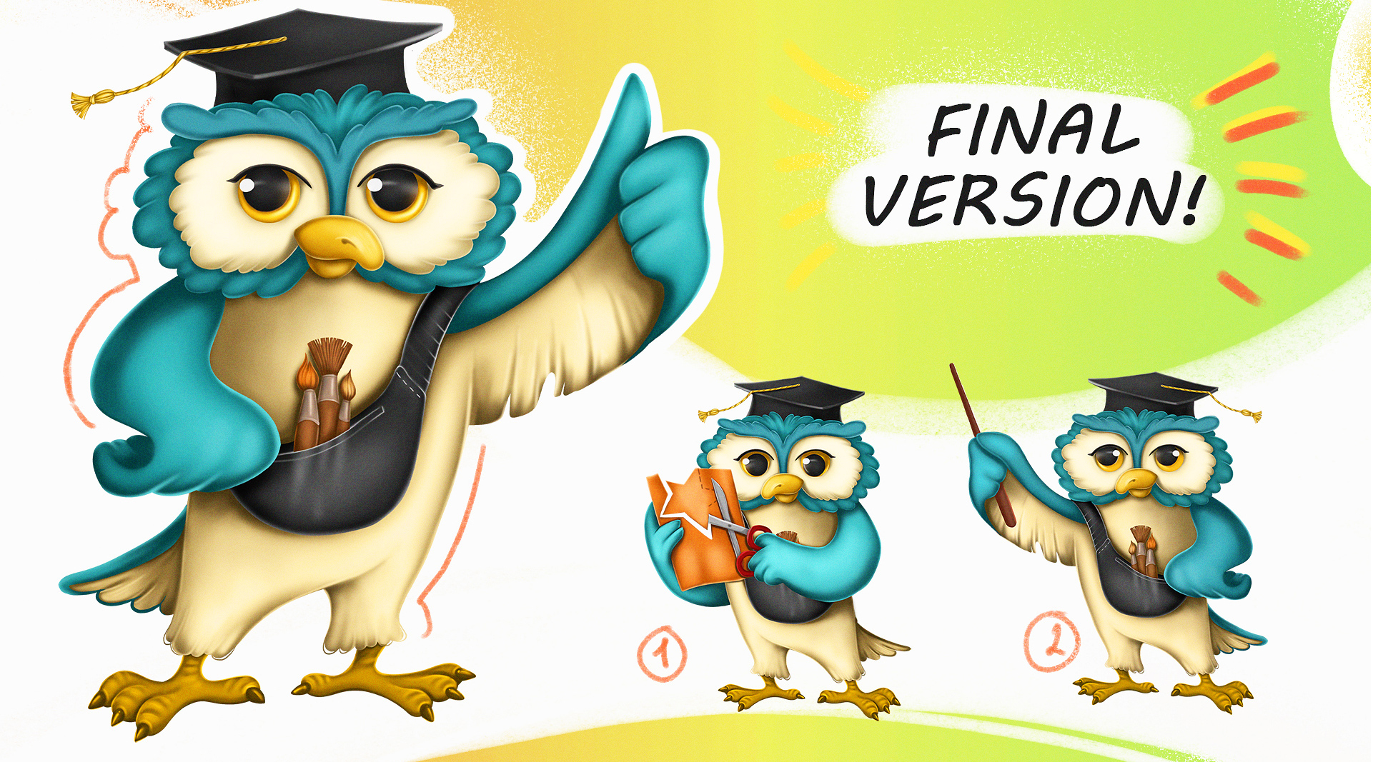 COLOR PAPER PACK ILLUSTRATIONS — Изображение №5 — Иллюстрация на Dprofile