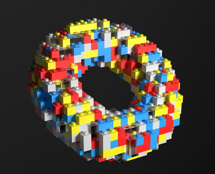 Lego Torus — Графика, 3D на Dprofile