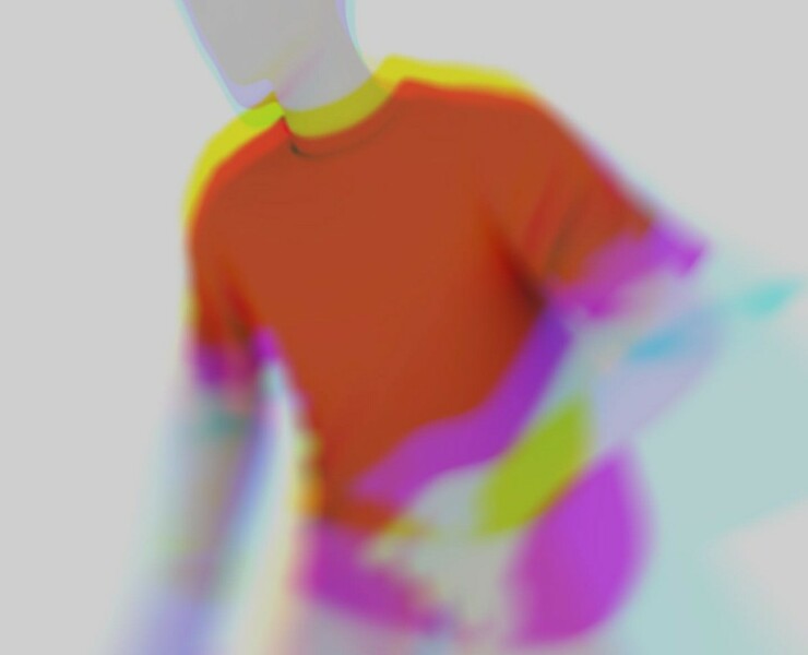 Simulation of T-shirt — 3D, Анимация на Dprofile