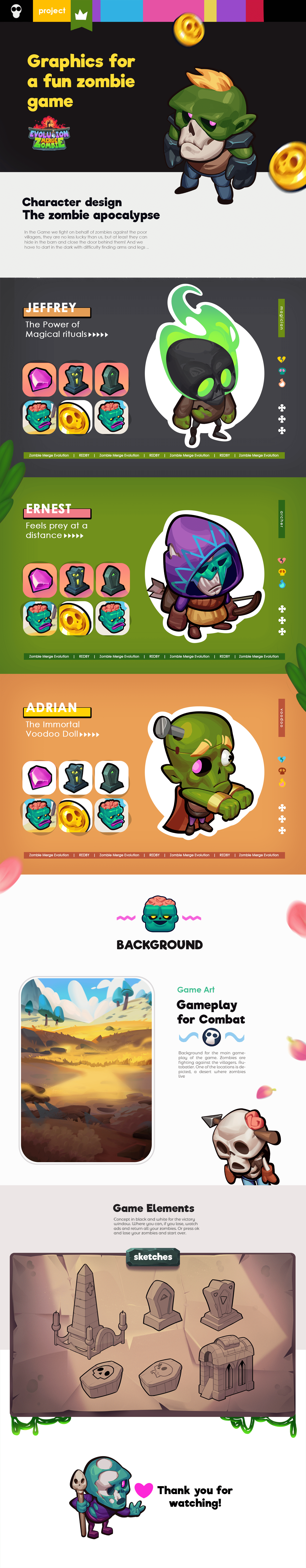 Zombie attack! — Изображение №1 — Иллюстрация, Интерфейсы на Dprofile