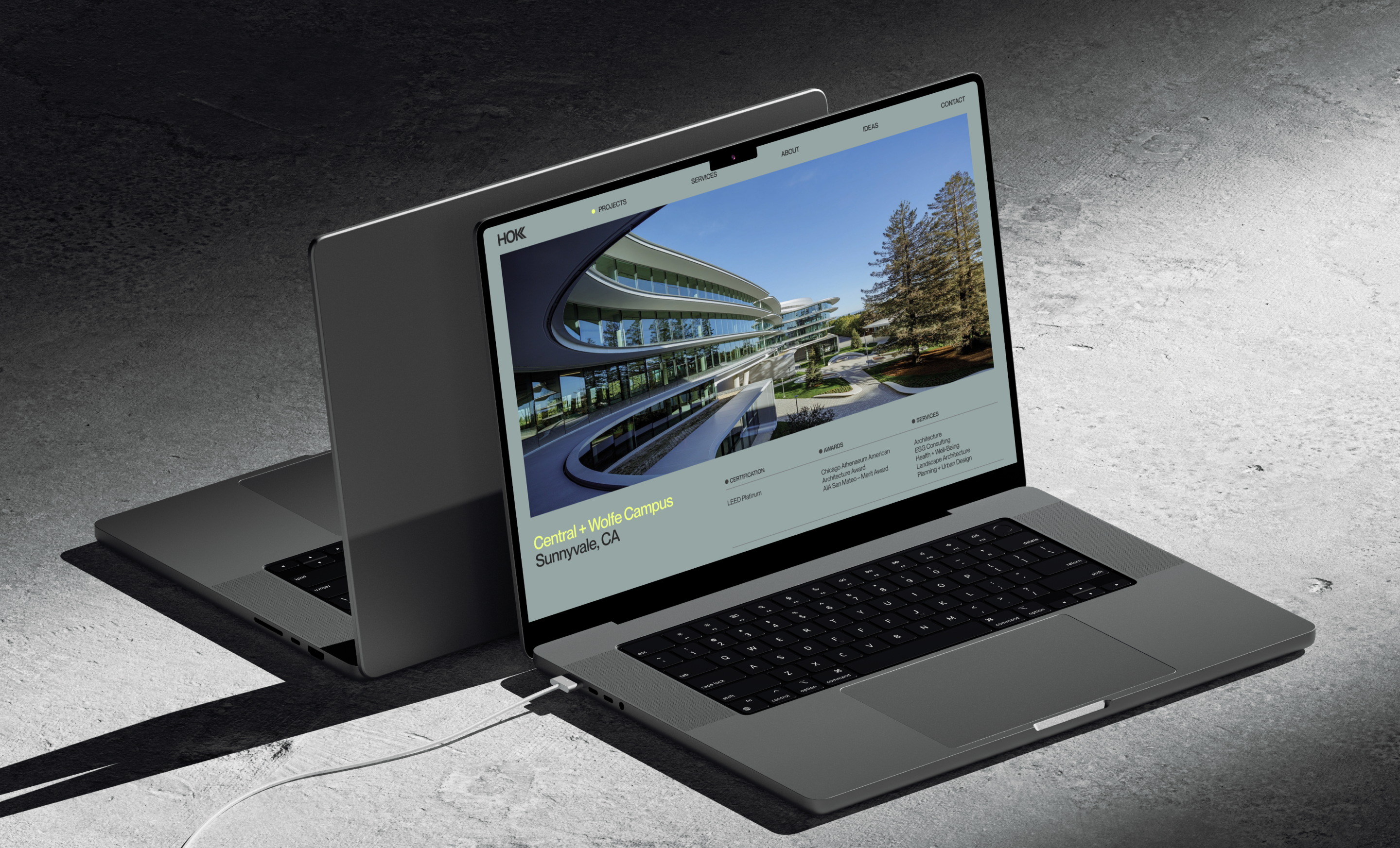 Hok architectural bureau / corporate website redesign — Изображение №2 — Интерфейсы, Брендинг на Dprofile