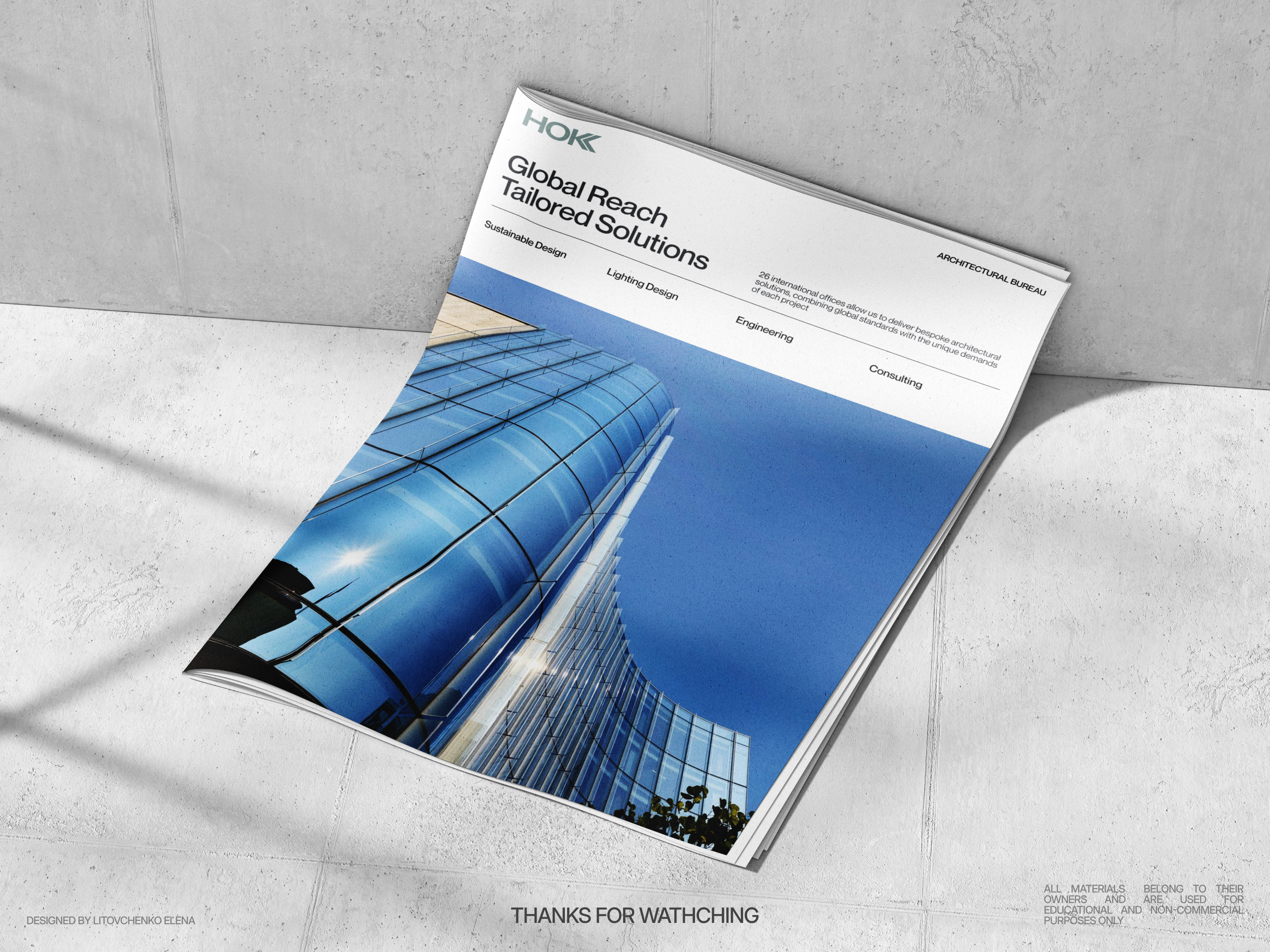 Hok architectural bureau / corporate website redesign — Изображение №14 — Интерфейсы, Брендинг на Dprofile