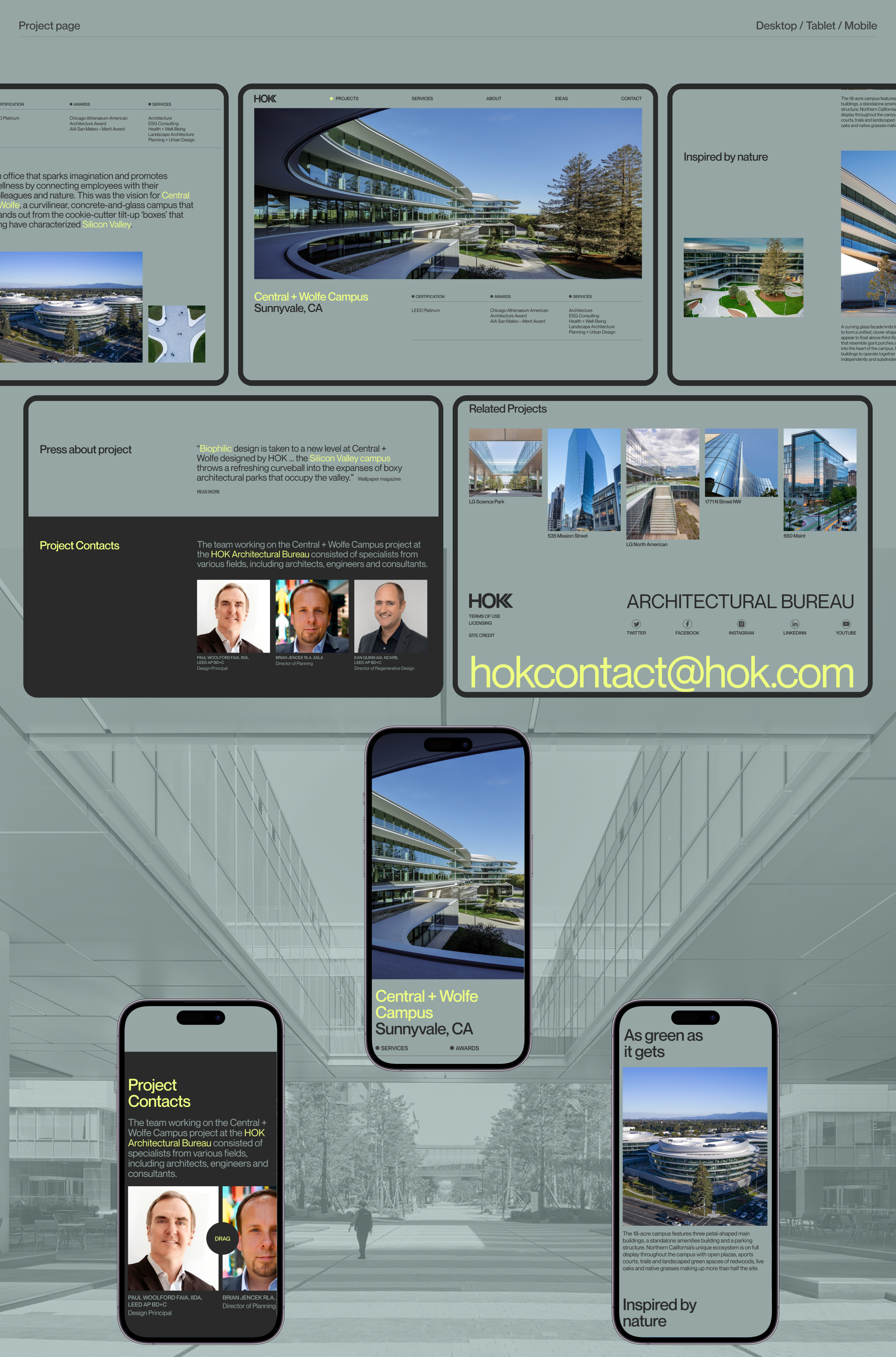 Hok architectural bureau / corporate website redesign — Изображение №13 — Интерфейсы, Брендинг на Dprofile