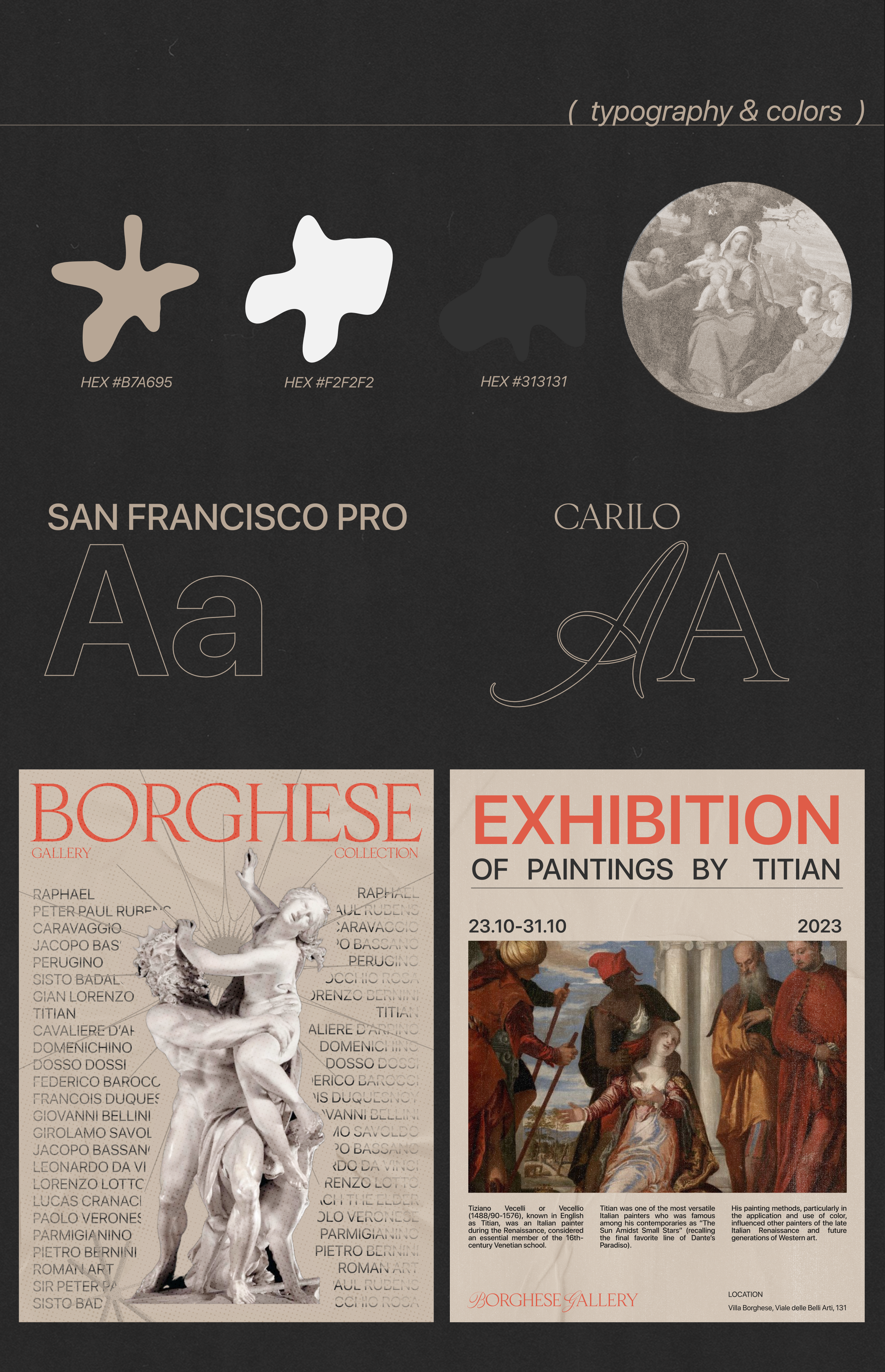 Borghese gallery website redesign — Изображение №6 — Интерфейсы на Dprofile