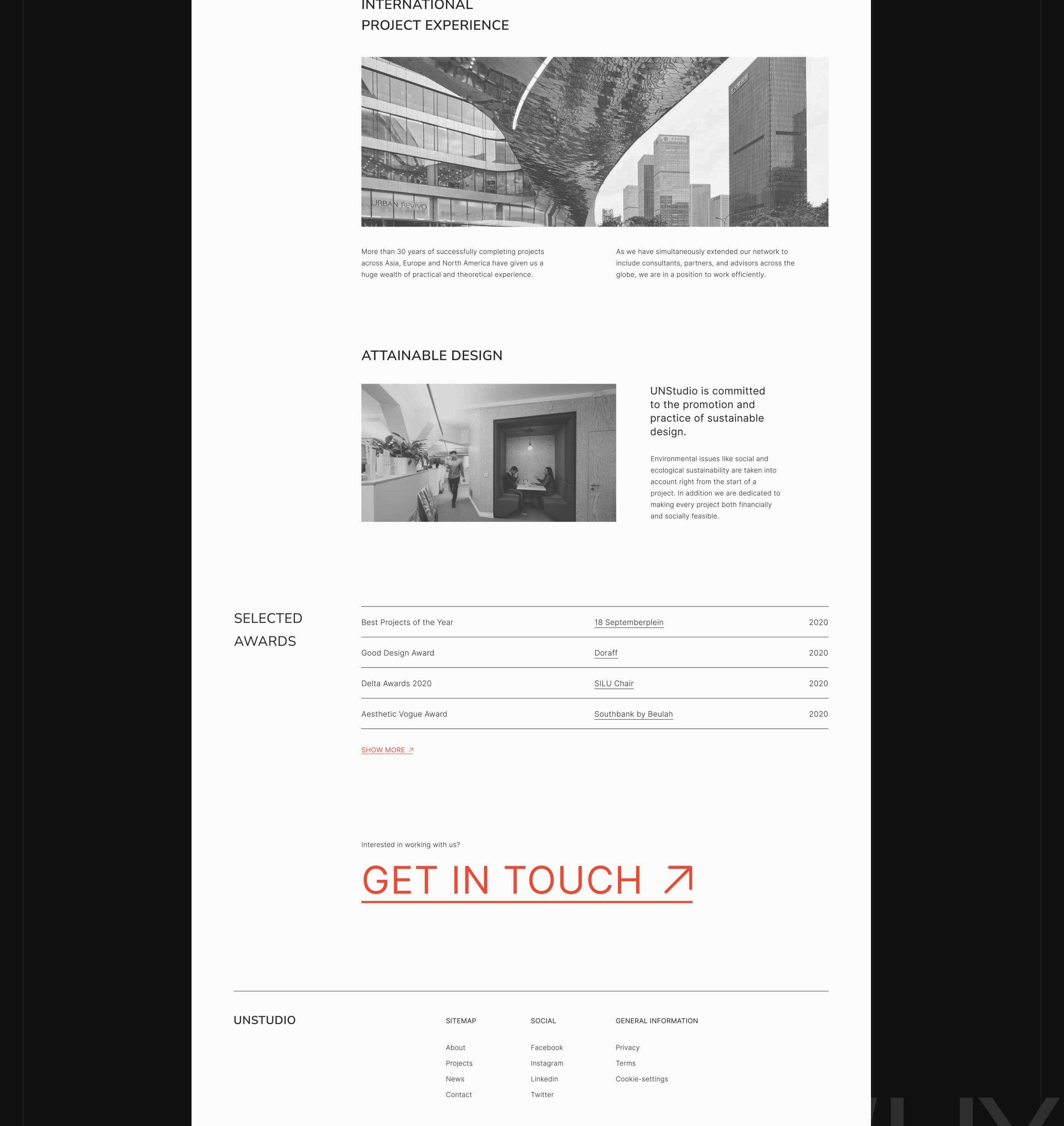 UNStudio — redesign concept — Изображение №20 — Интерфейсы на Dprofile