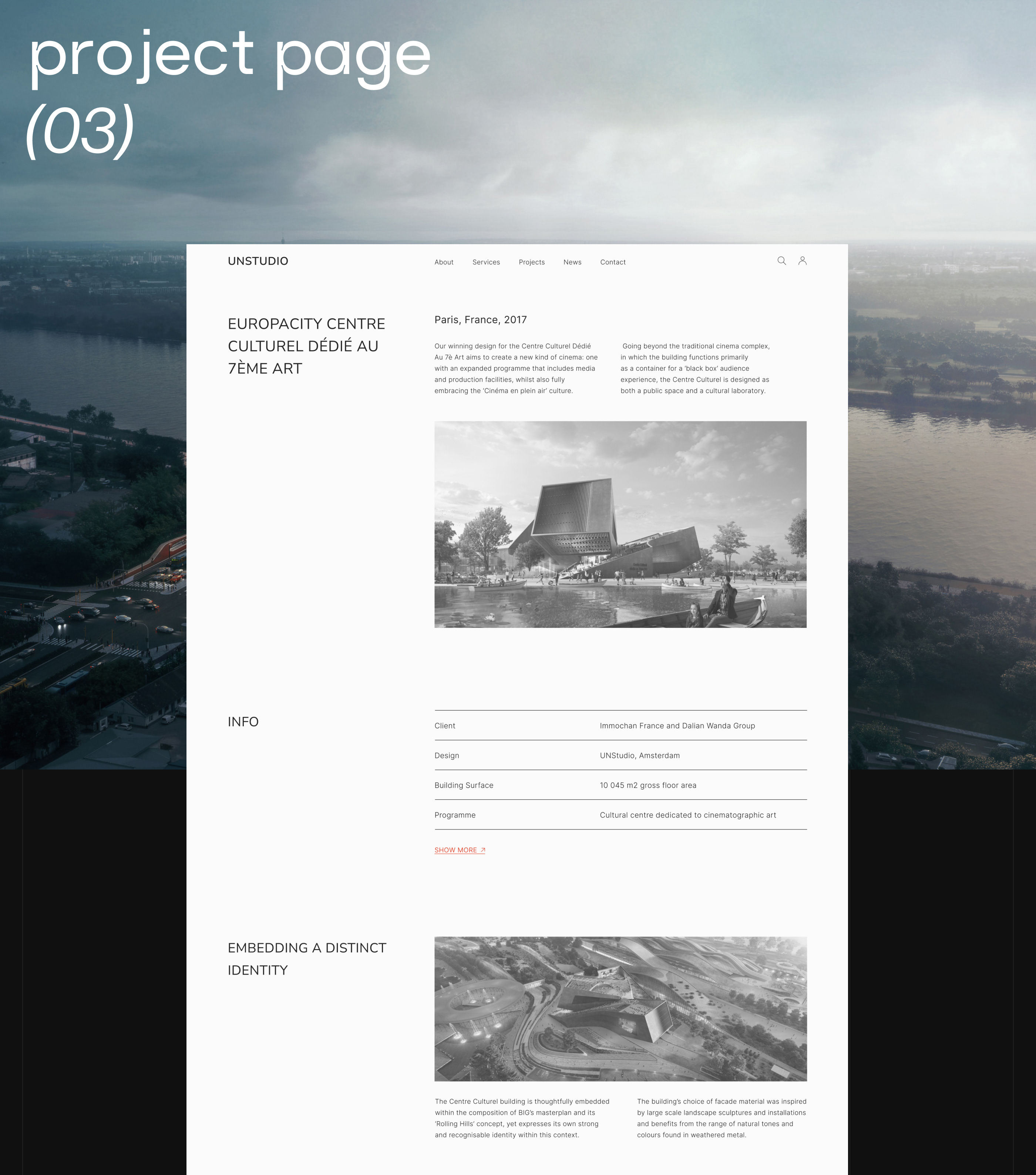 UNStudio — redesign concept — Изображение №10 — Интерфейсы на Dprofile
