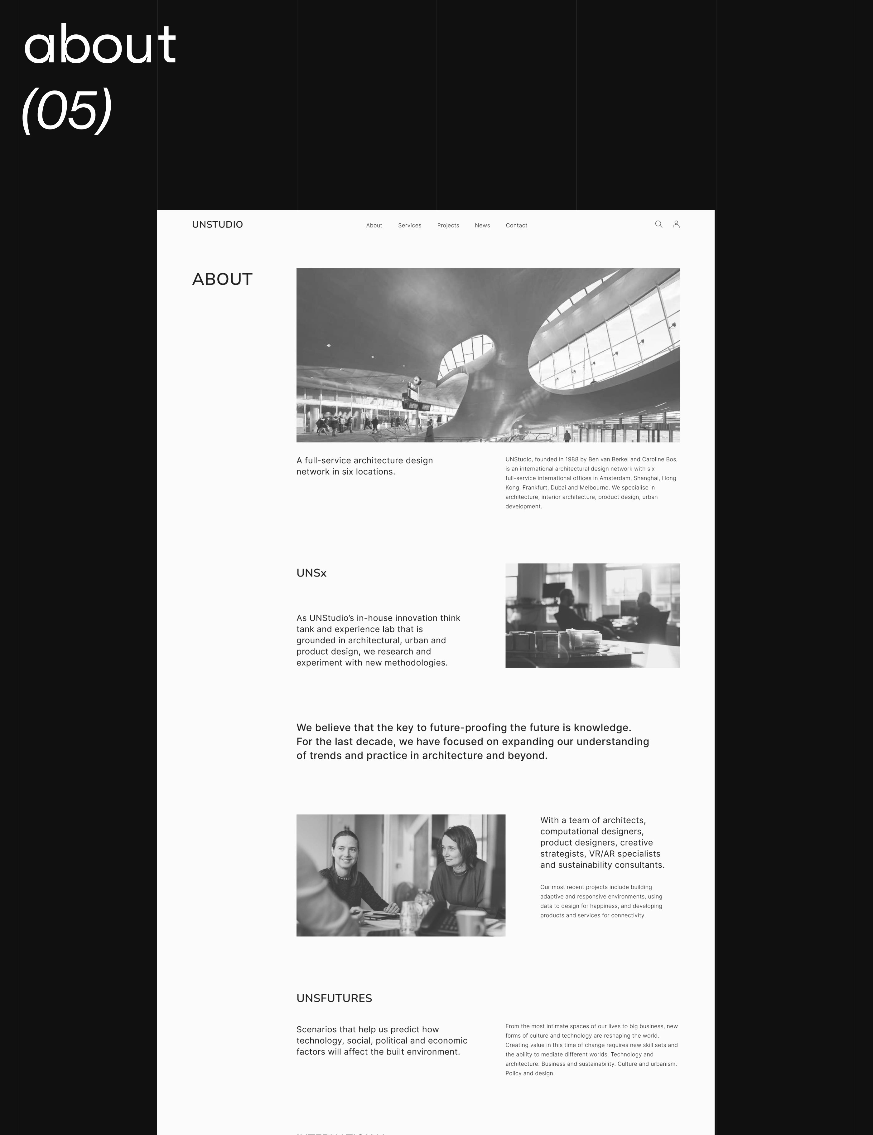 UNStudio — redesign concept — Изображение №19 — Интерфейсы на Dprofile