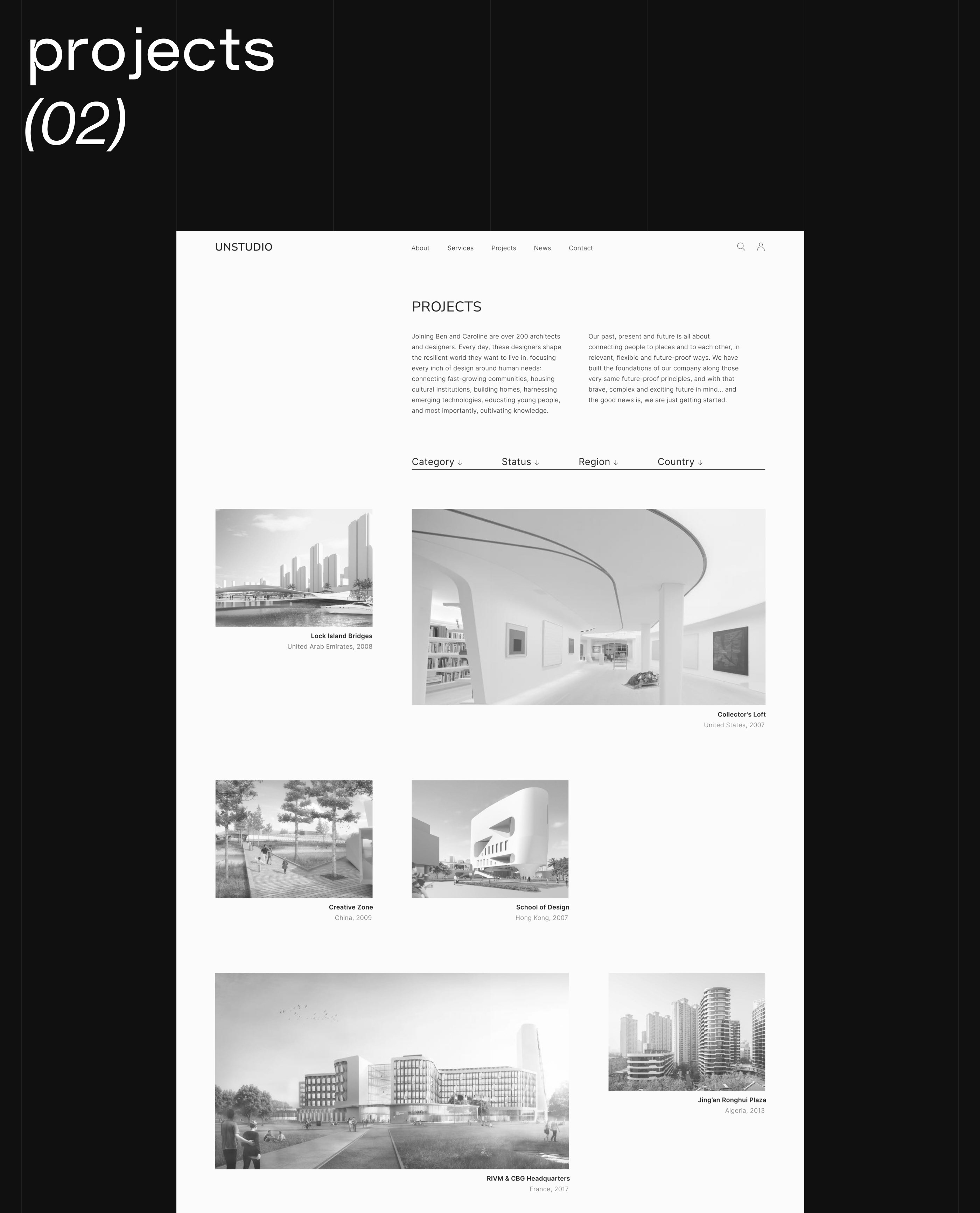 UNStudio — redesign concept — Изображение №7 — Интерфейсы на Dprofile