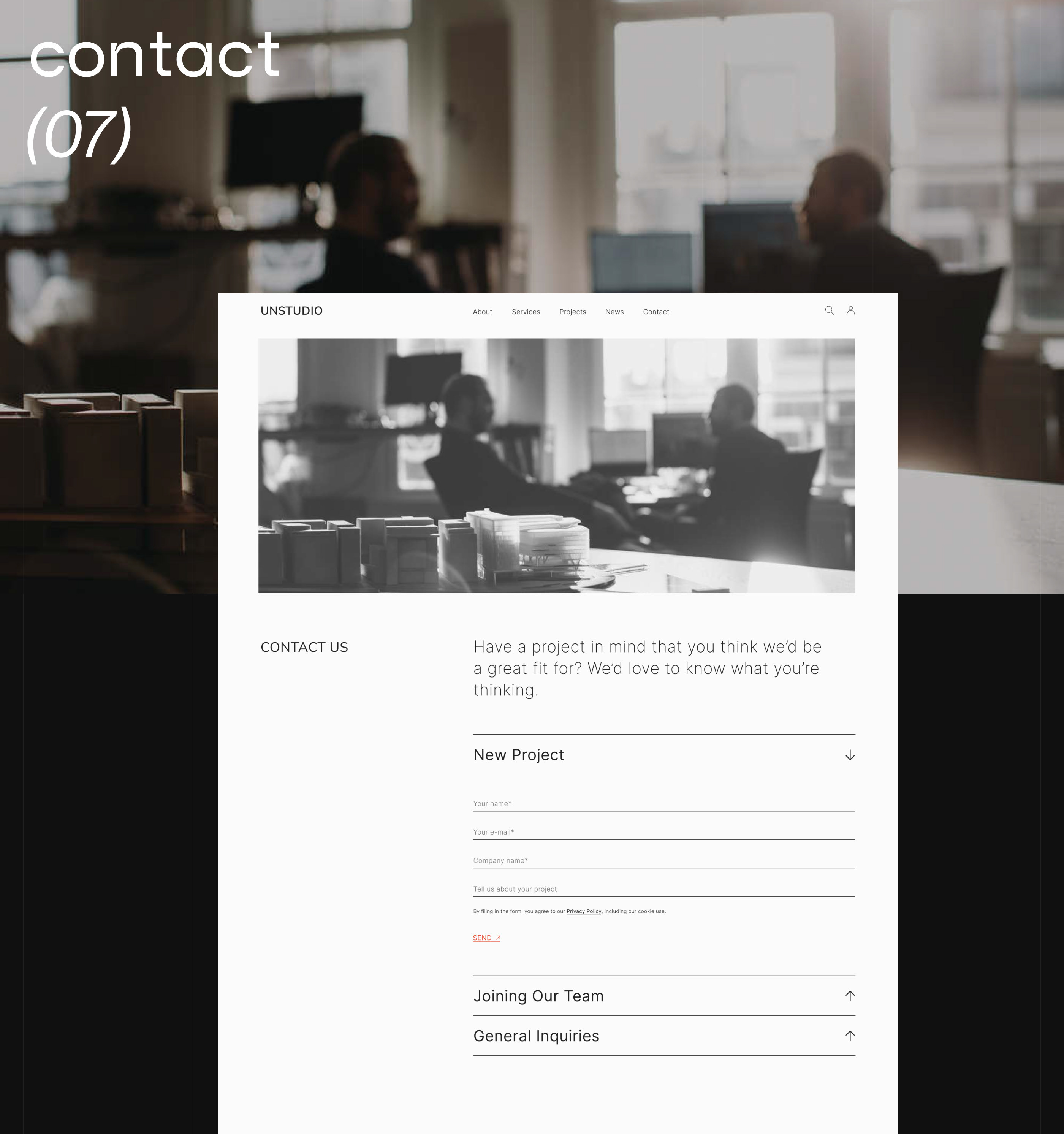 UNStudio — redesign concept — Изображение №22 — Интерфейсы на Dprofile