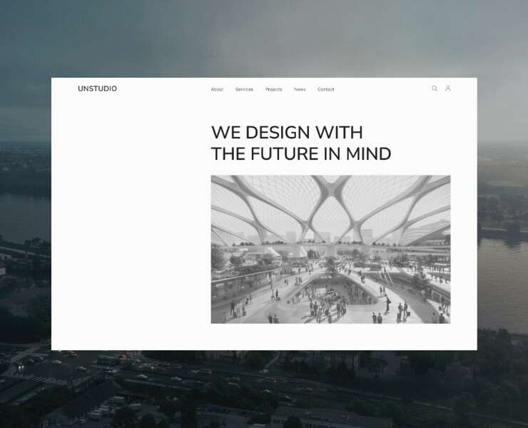 UNStudio — redesign concept на Dprofile