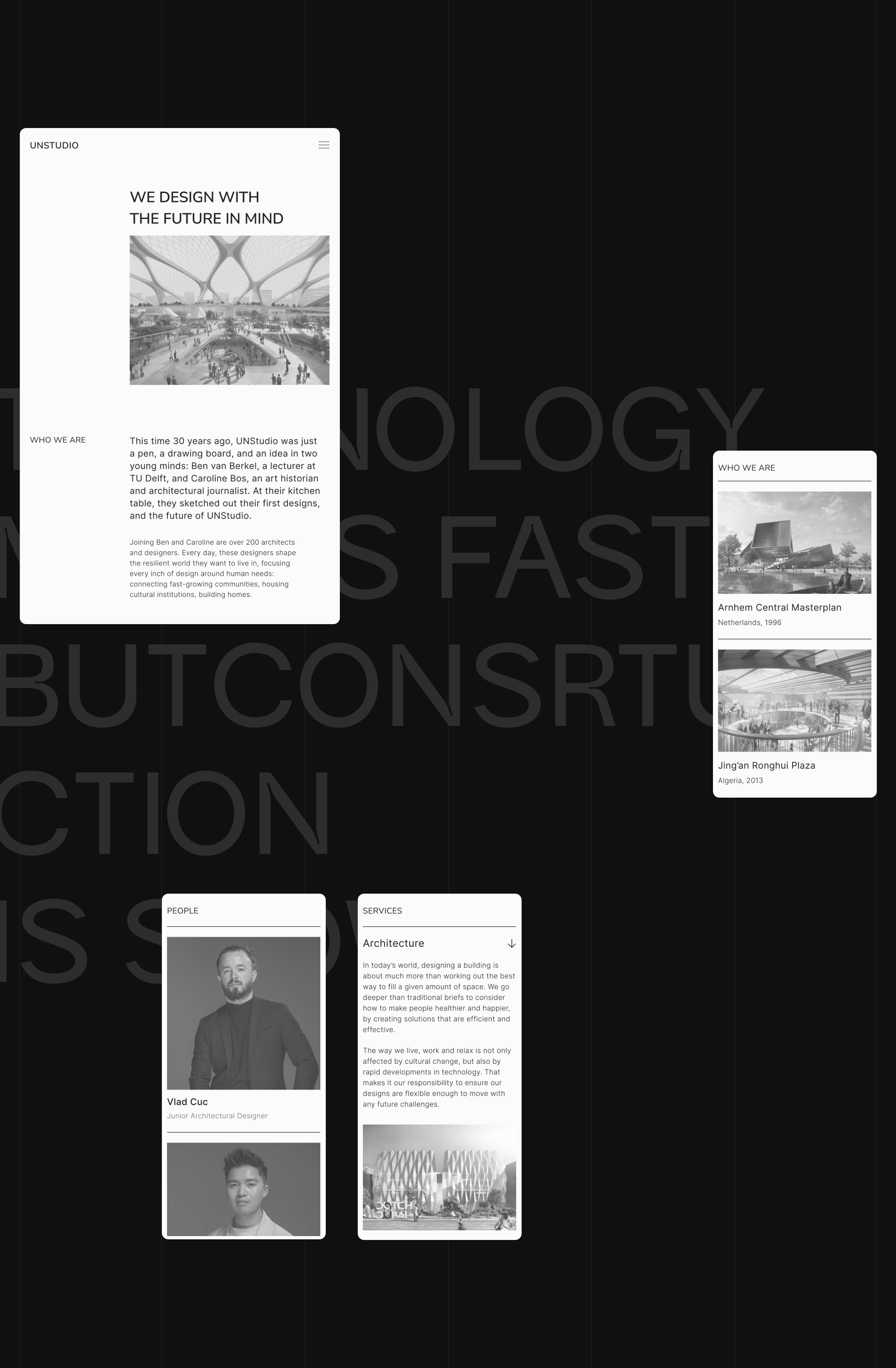 UNStudio — redesign concept — Изображение №6 — Интерфейсы на Dprofile