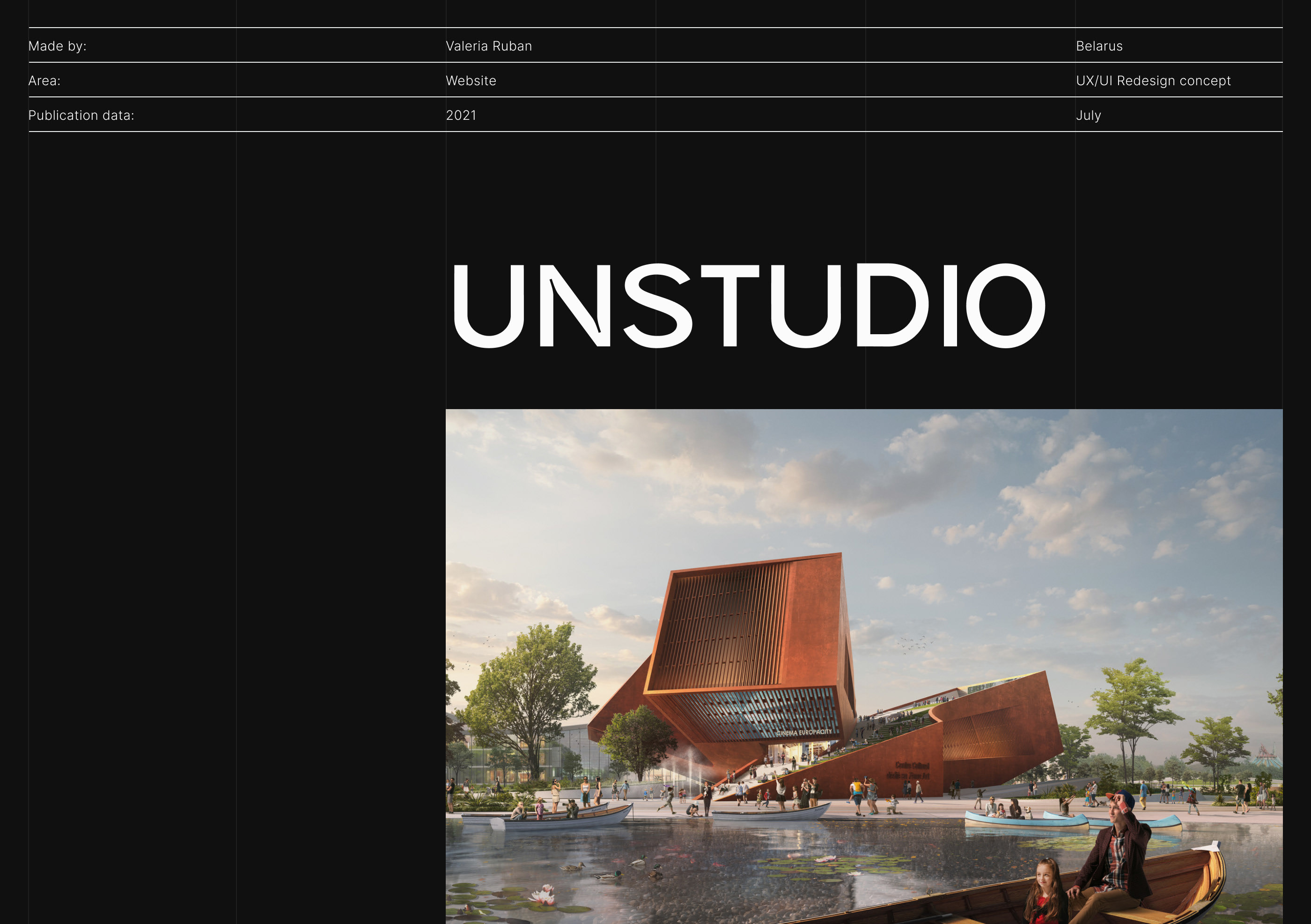 UNStudio — redesign concept — Изображение №1 — Интерфейсы на Dprofile