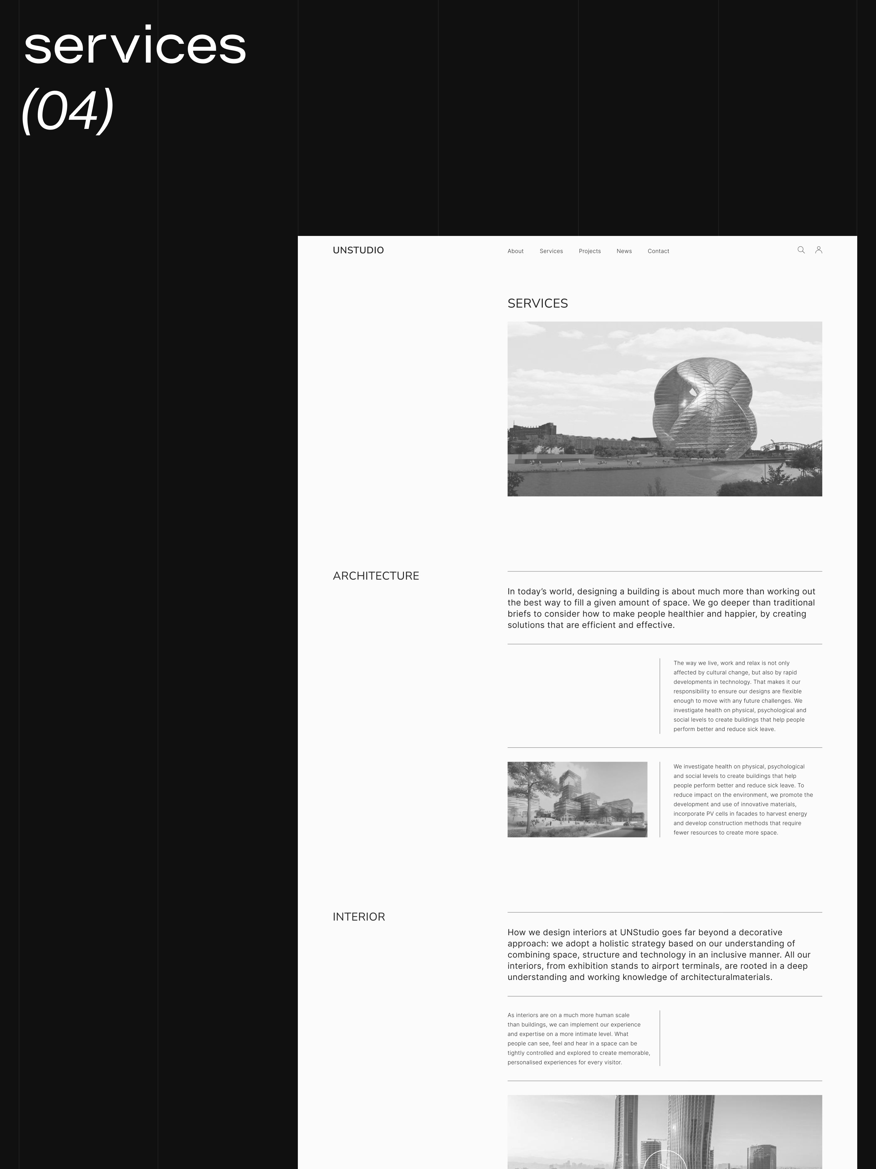 UNStudio — redesign concept — Изображение №14 — Интерфейсы на Dprofile