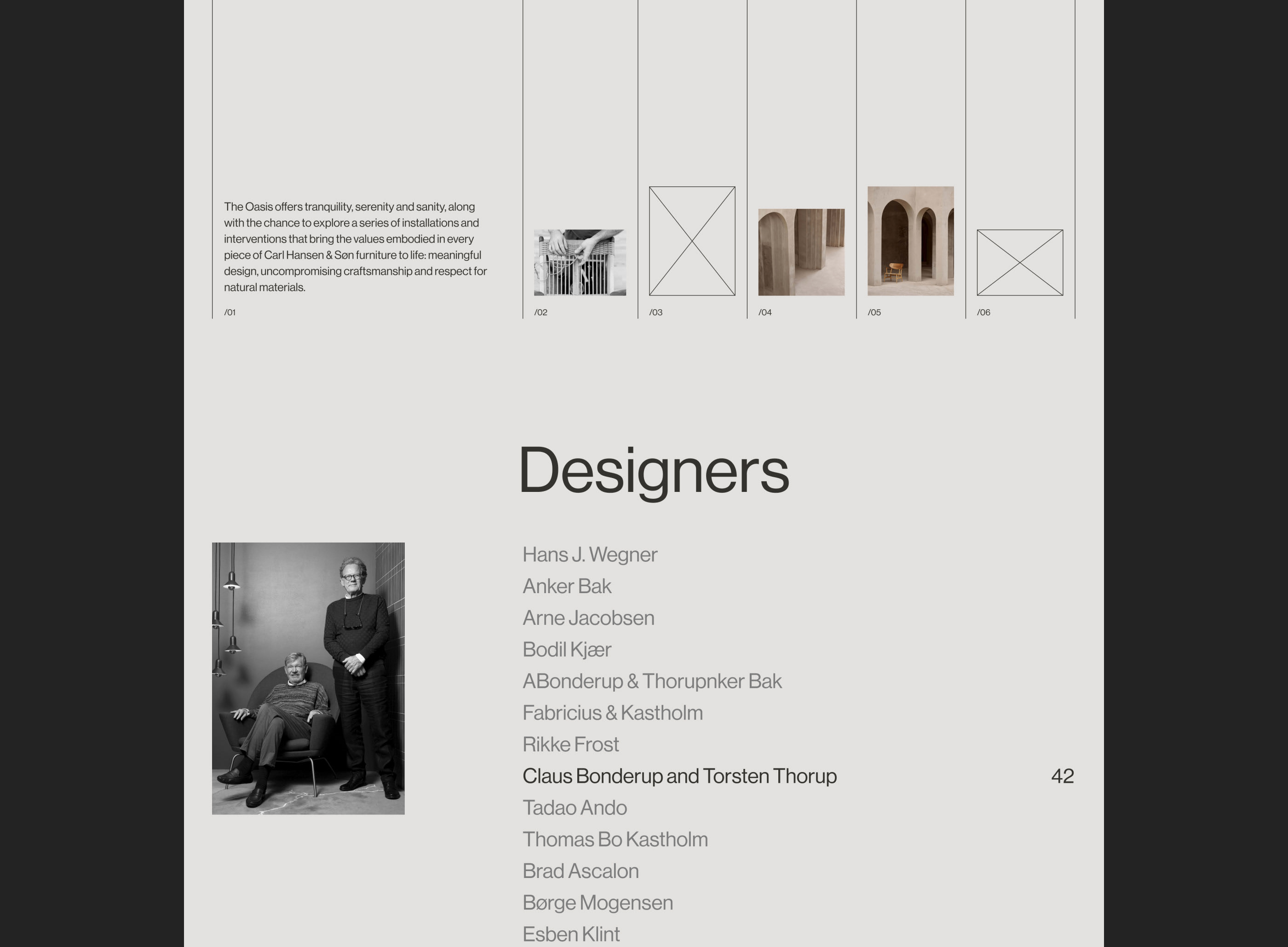 Carl Hansen & Søn — redesign concept — Изображение №6 — Интерфейсы на Dprofile
