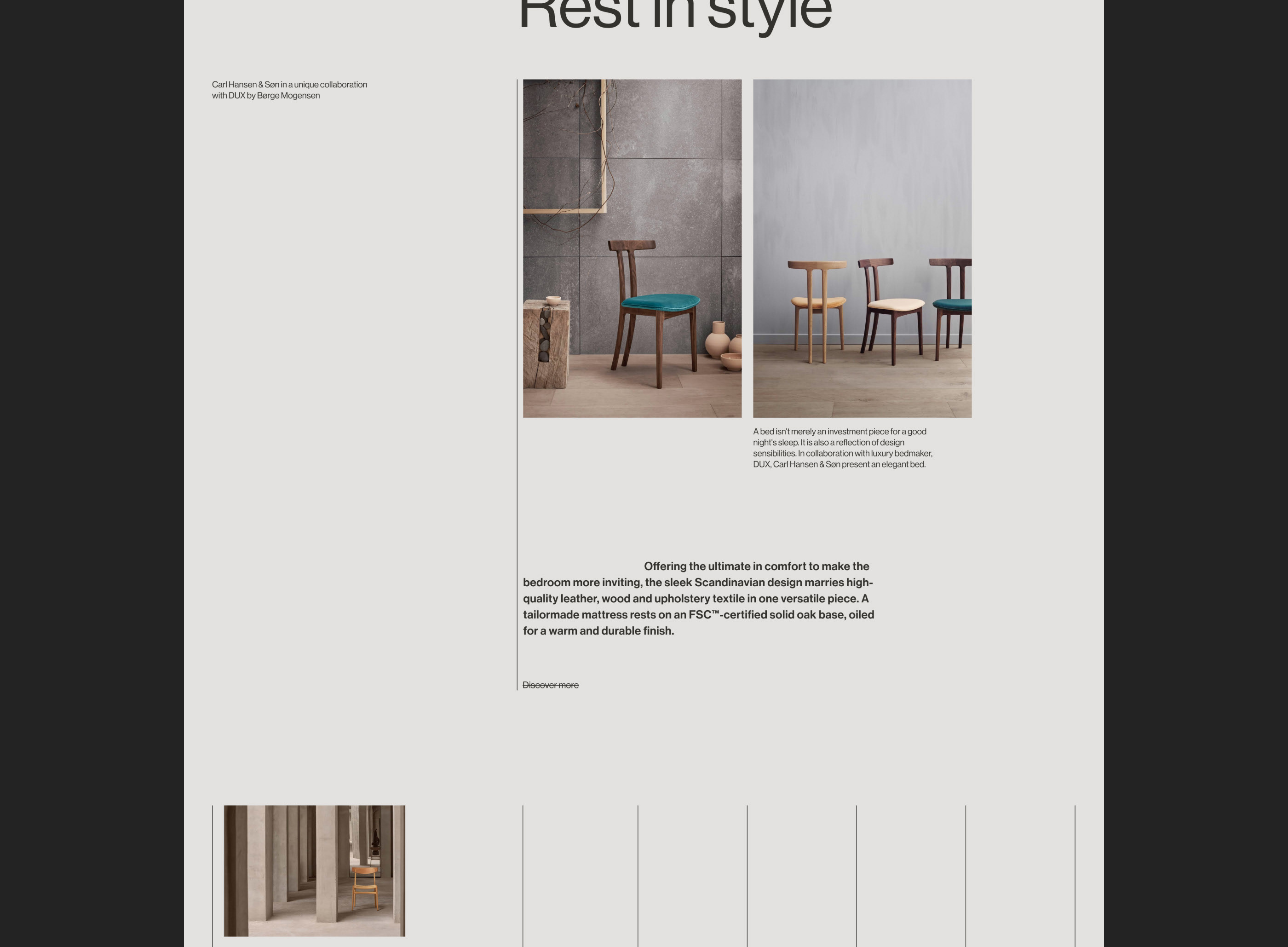 Carl Hansen & Søn — redesign concept — Изображение №5 — Интерфейсы на Dprofile