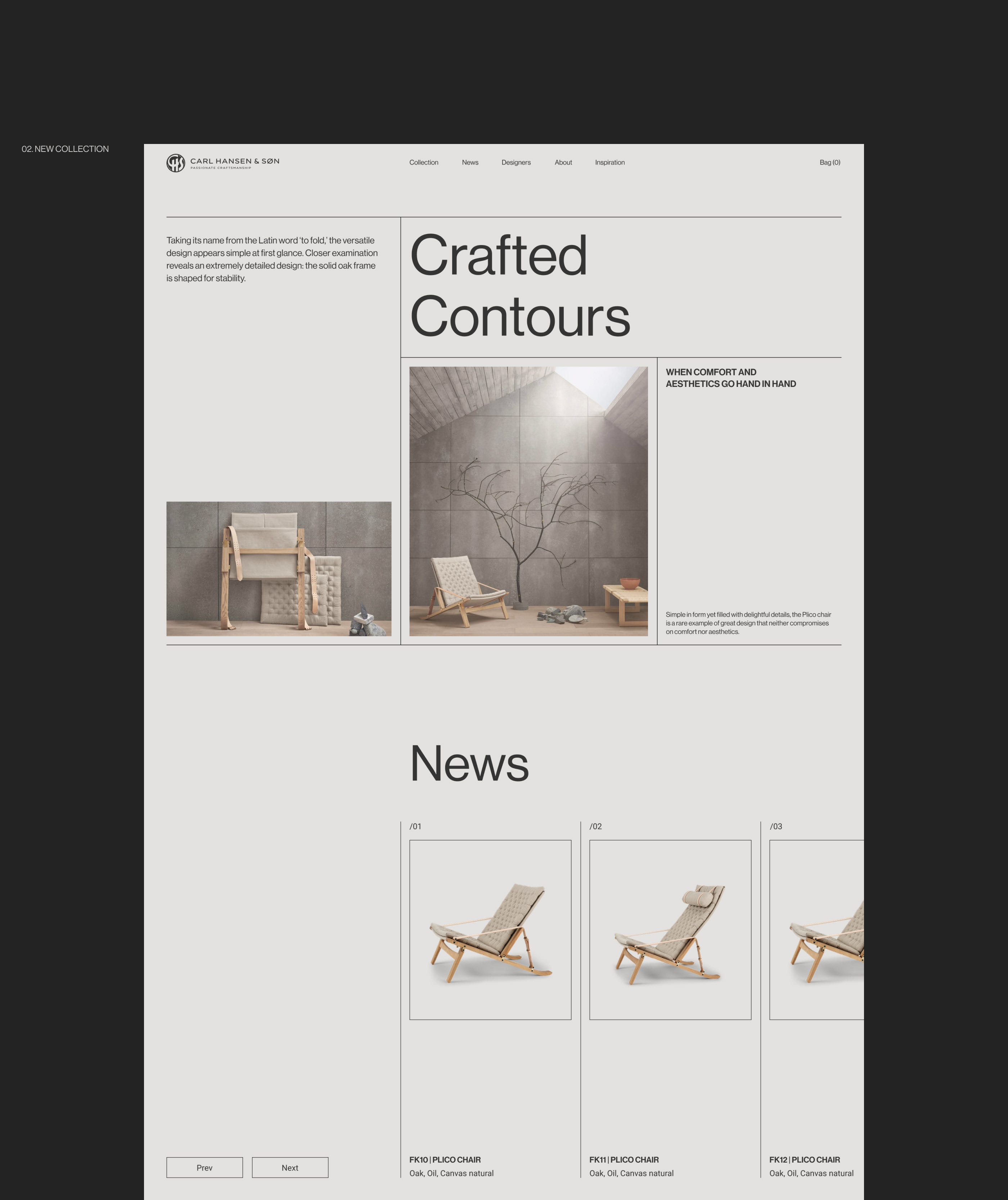 Carl Hansen & Søn — redesign concept — Изображение №11 — Интерфейсы на Dprofile