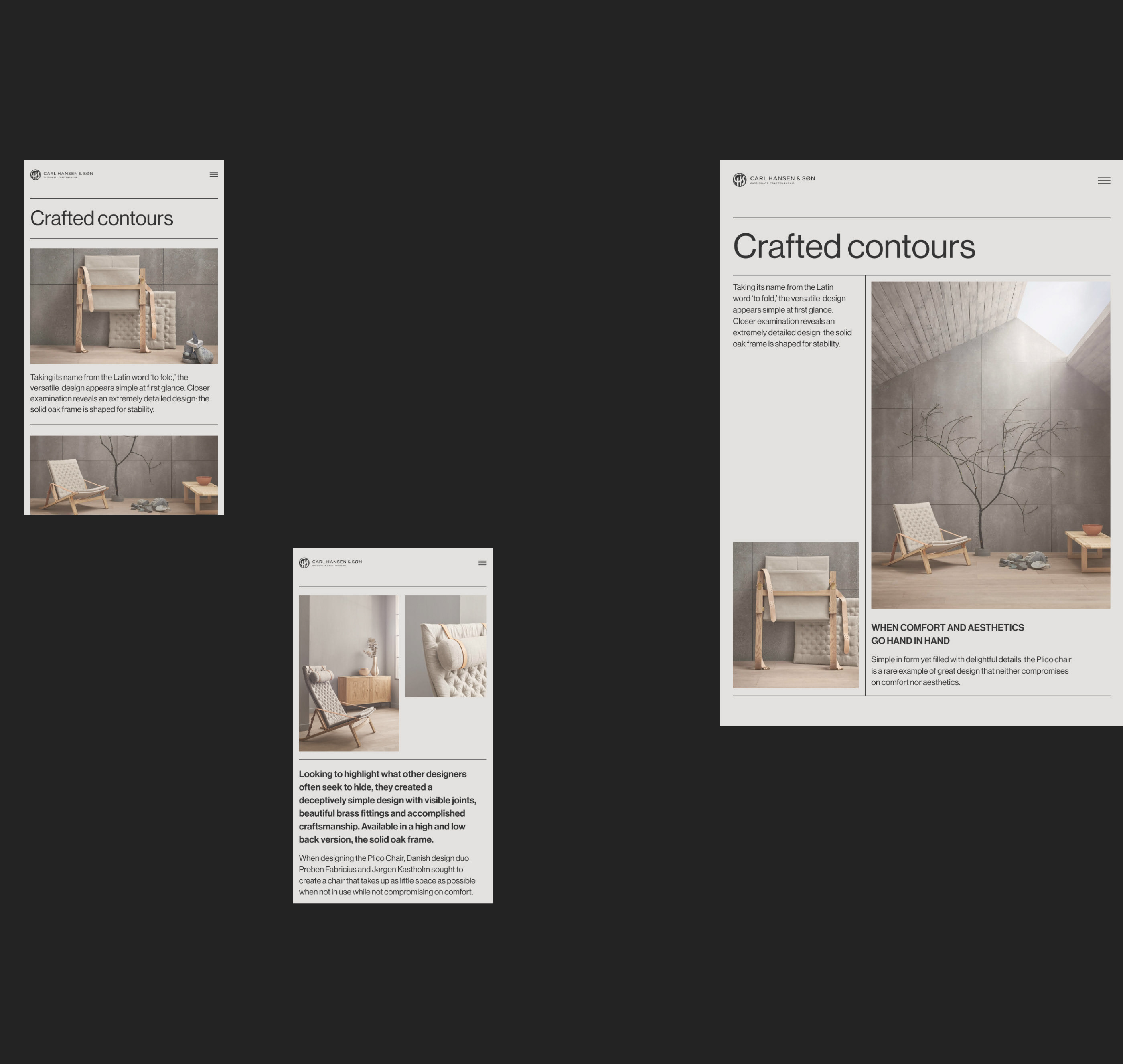 Carl Hansen & Søn — redesign concept — Изображение №13 — Интерфейсы на Dprofile