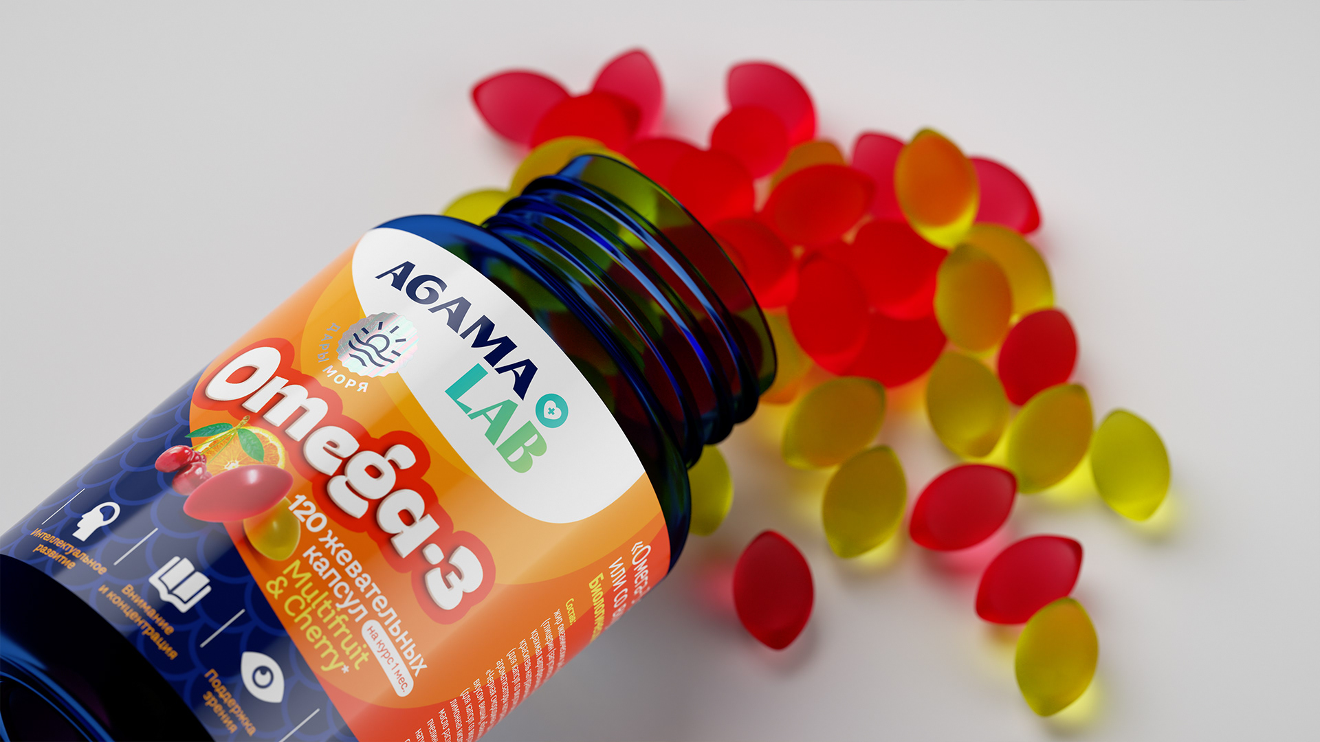 Omega-3 — Изображение №12 — Брендинг, Графика, 3D на Dprofile