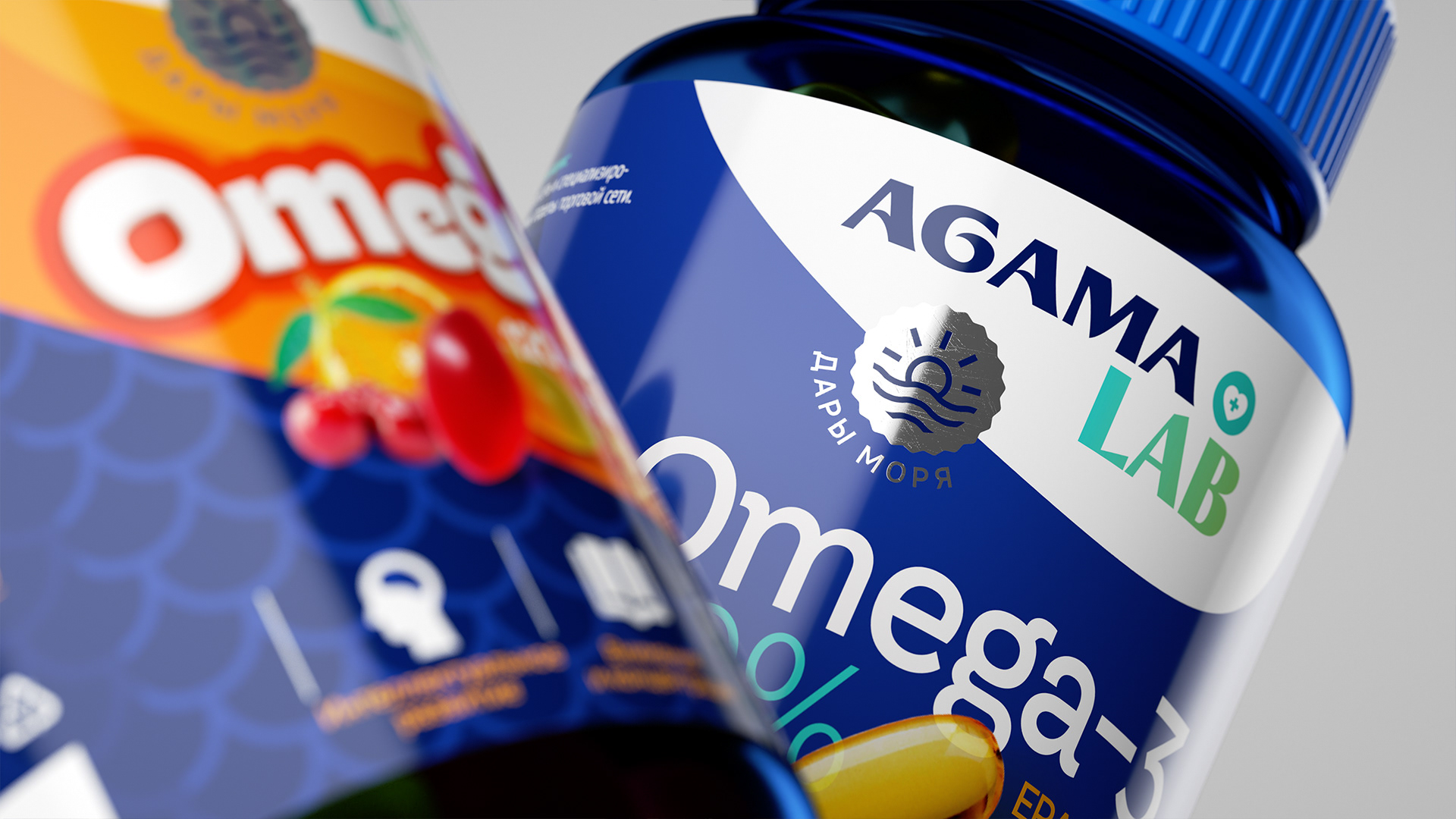 Omega-3 — Изображение №14 — Брендинг, Графика, 3D на Dprofile