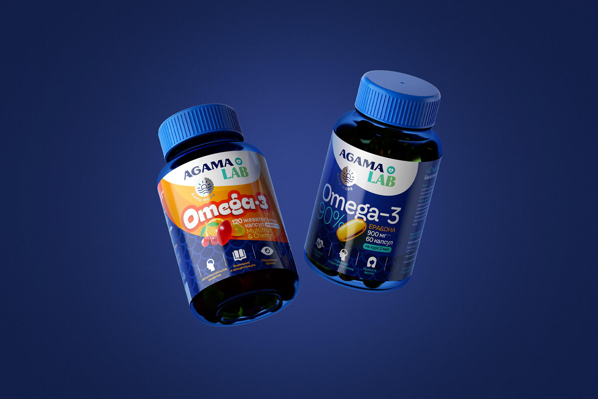 Omega-3 — Изображение №1 — Брендинг, Графика, 3D на Dprofile