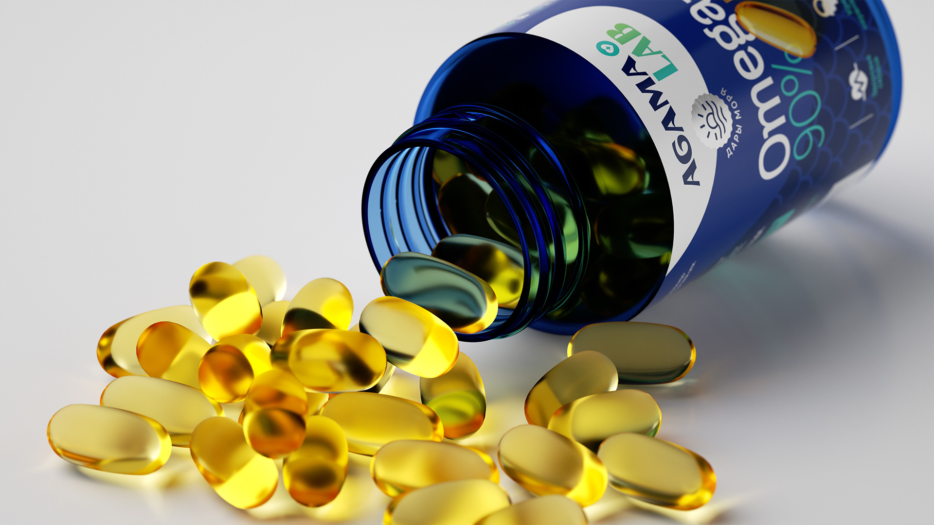 Omega-3 — Изображение №7 — Брендинг, Графика, 3D на Dprofile