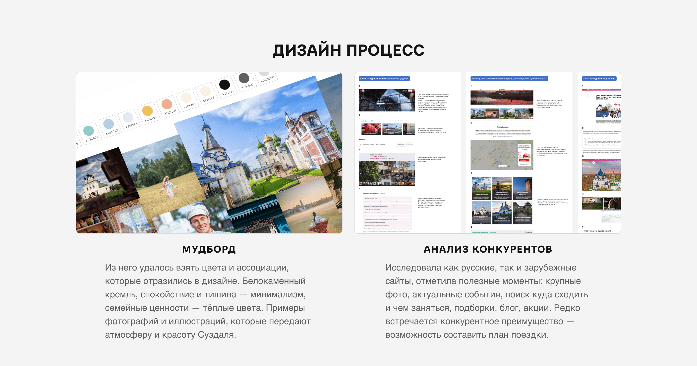 Сайт города Суздаль для путешественников — Изображение №4 — Интерфейсы на Dprofile