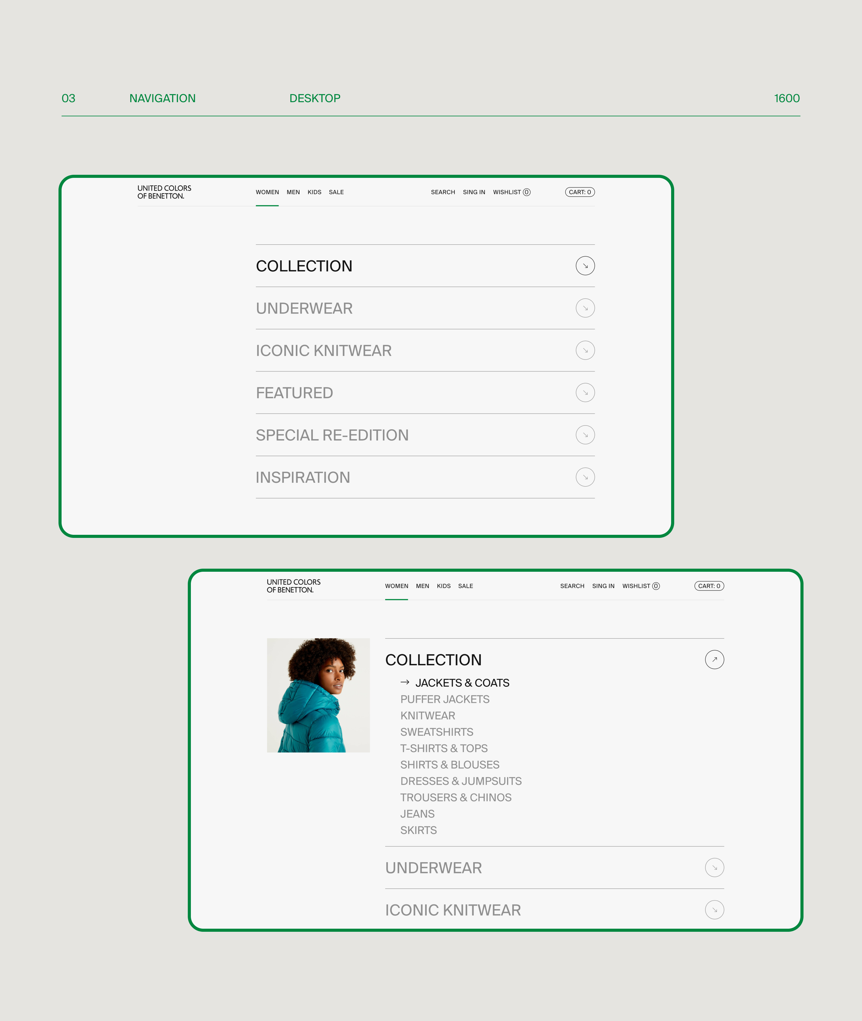 United Colors of Benetton|e-commerce — Изображение №6 — Интерфейсы на Dprofile