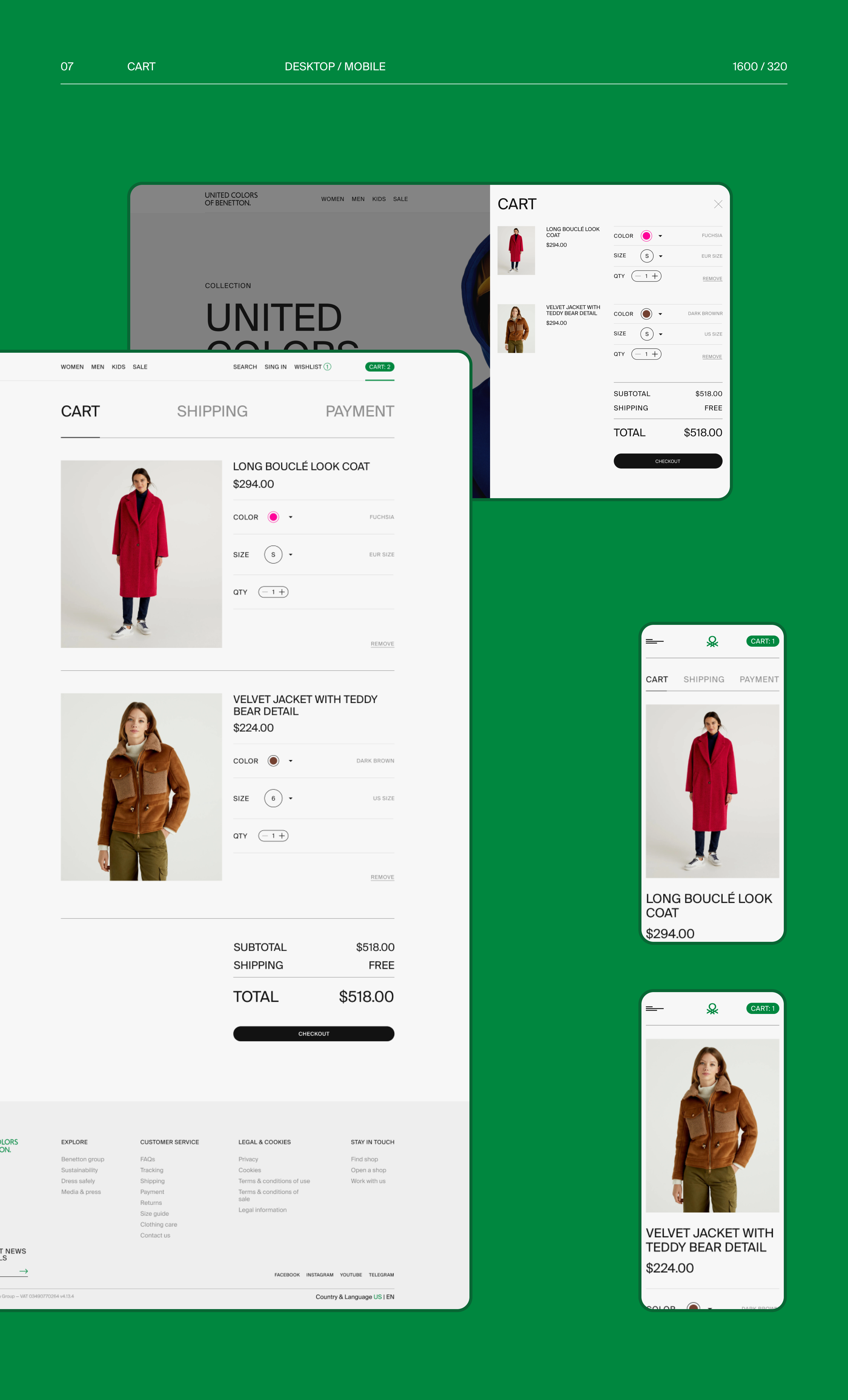 United Colors of Benetton|e-commerce — Изображение №13 — Интерфейсы на Dprofile