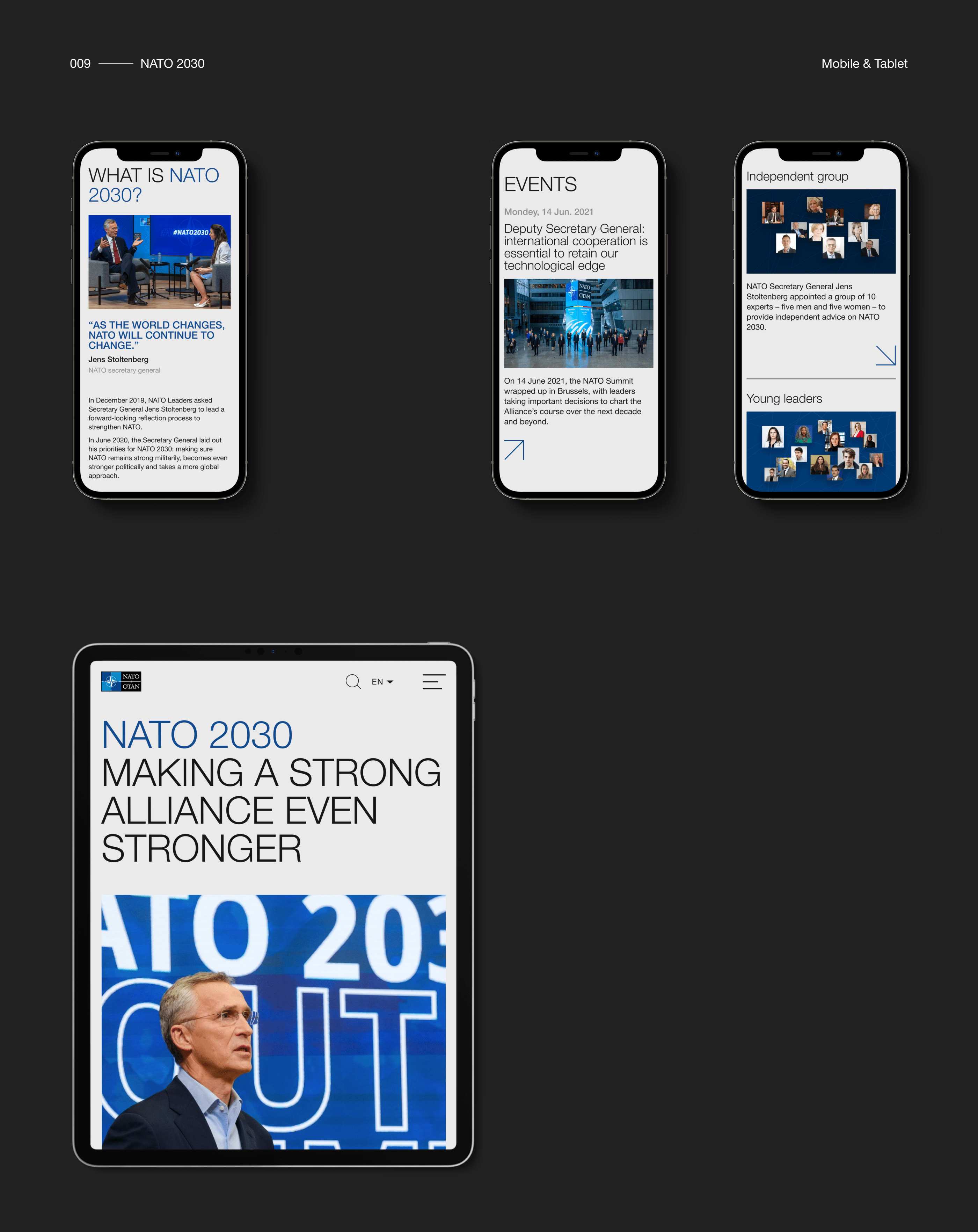 NATO — corporate website — Изображение №16 — Интерфейсы на Dprofile