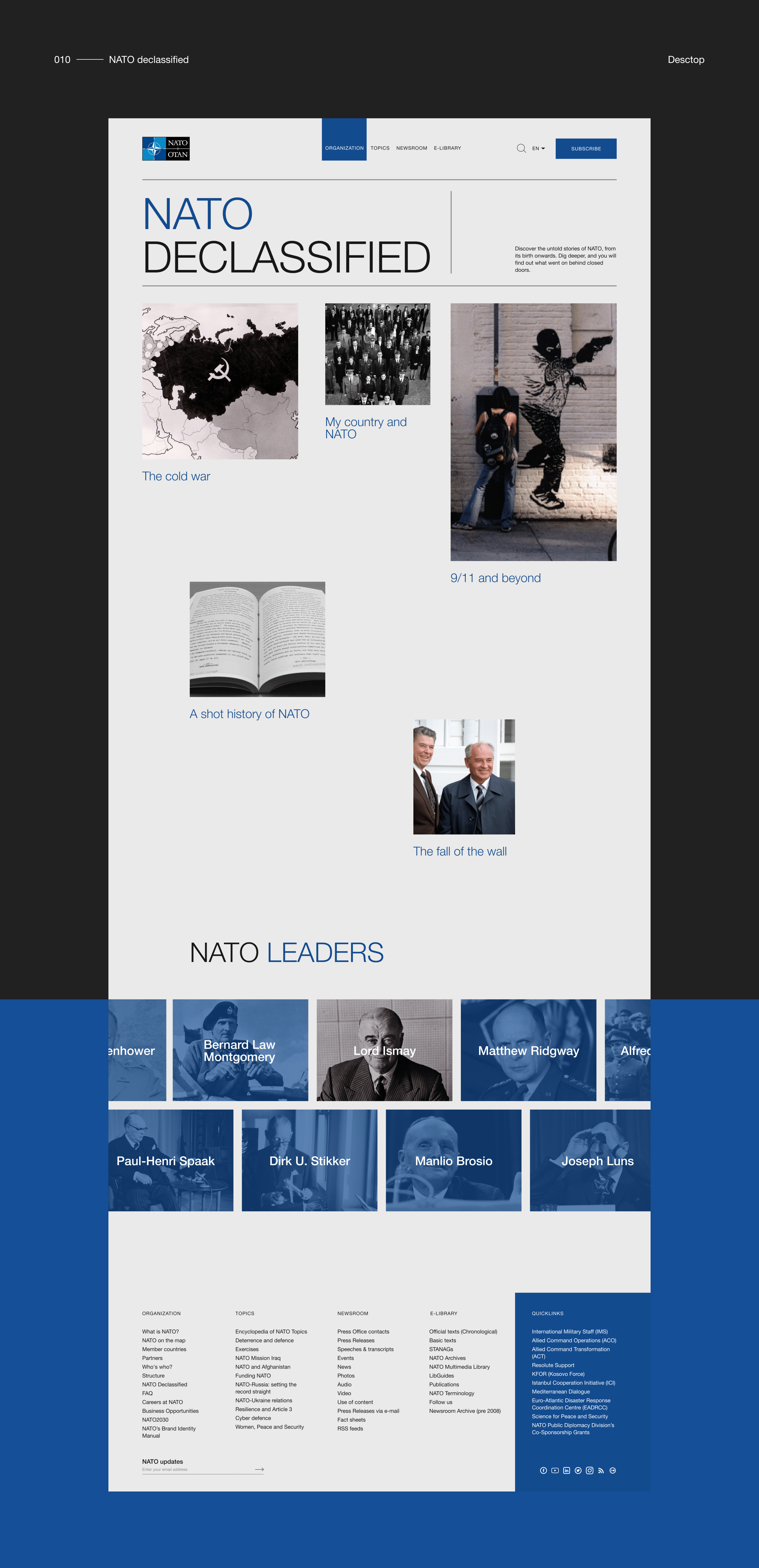 NATO — corporate website — Изображение №17 — Интерфейсы на Dprofile
