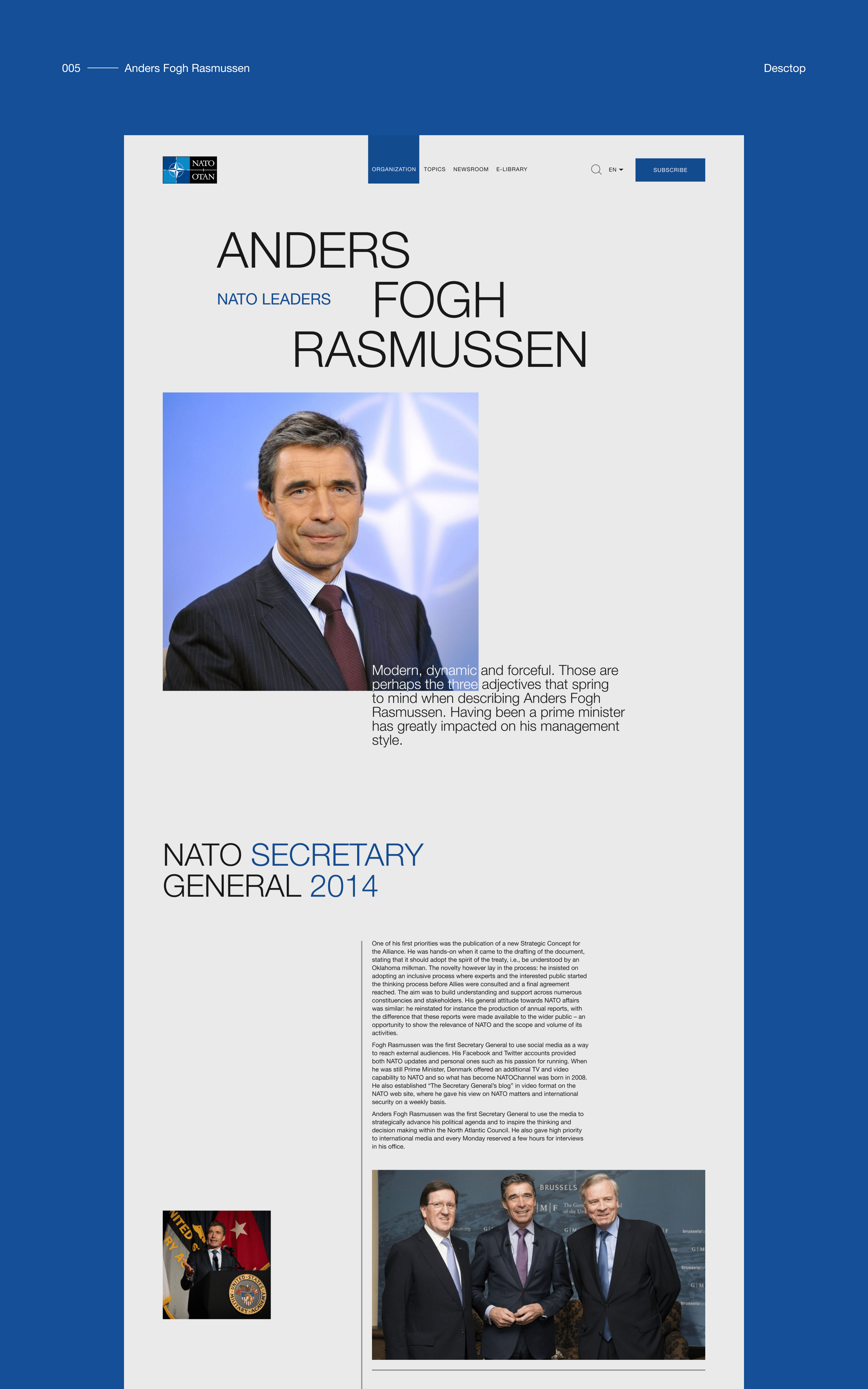 NATO — corporate website — Изображение №9 — Интерфейсы на Dprofile