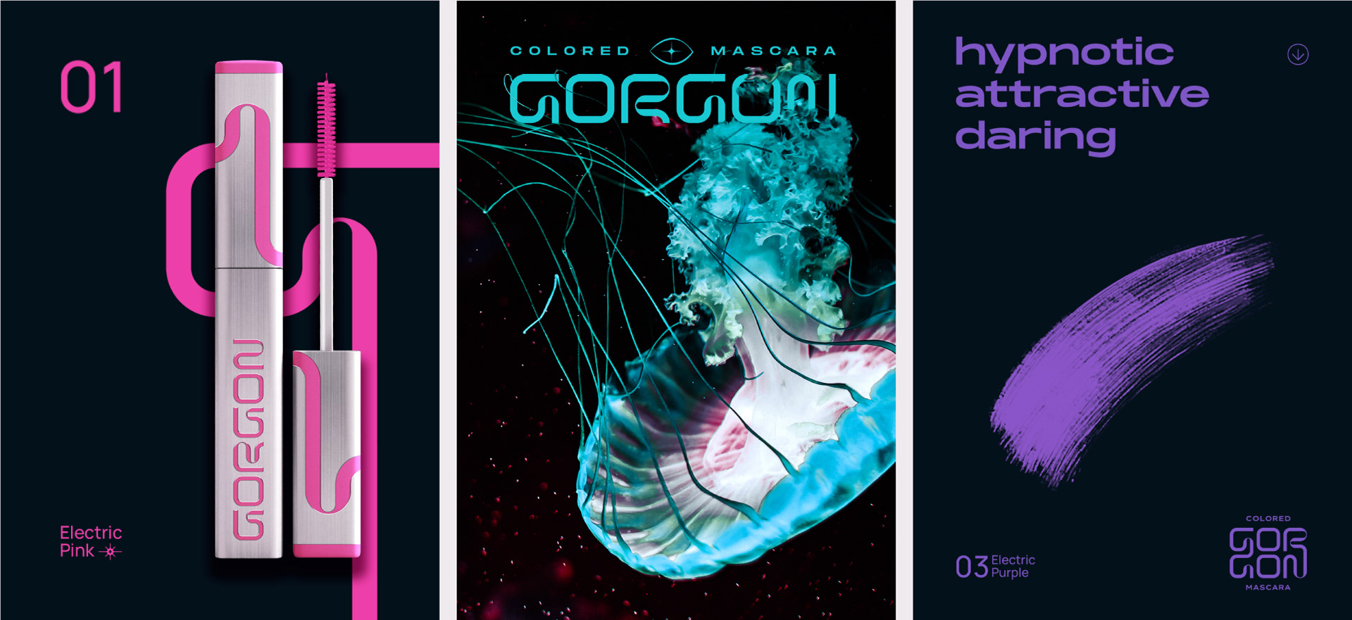 GORGON | Mascara Brand Identity Concept — Изображение №16 — Брендинг, Графика на Dprofile