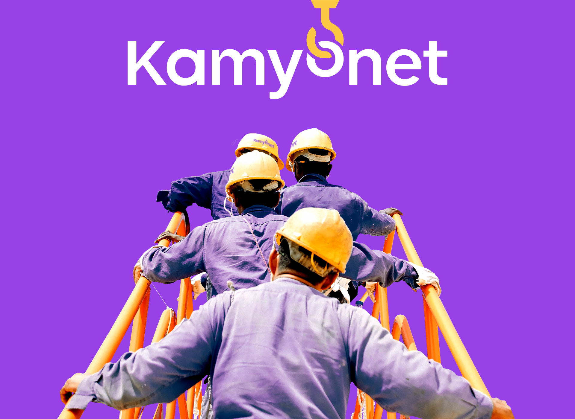 Логотип для Kamyoonet | Аренда строительной техники — Изображение №1 — Брендинг на Dprofile