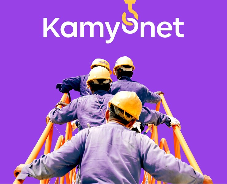 Логотип для Kamyoonet | Аренда строительной техники — Брендинг на Dprofile