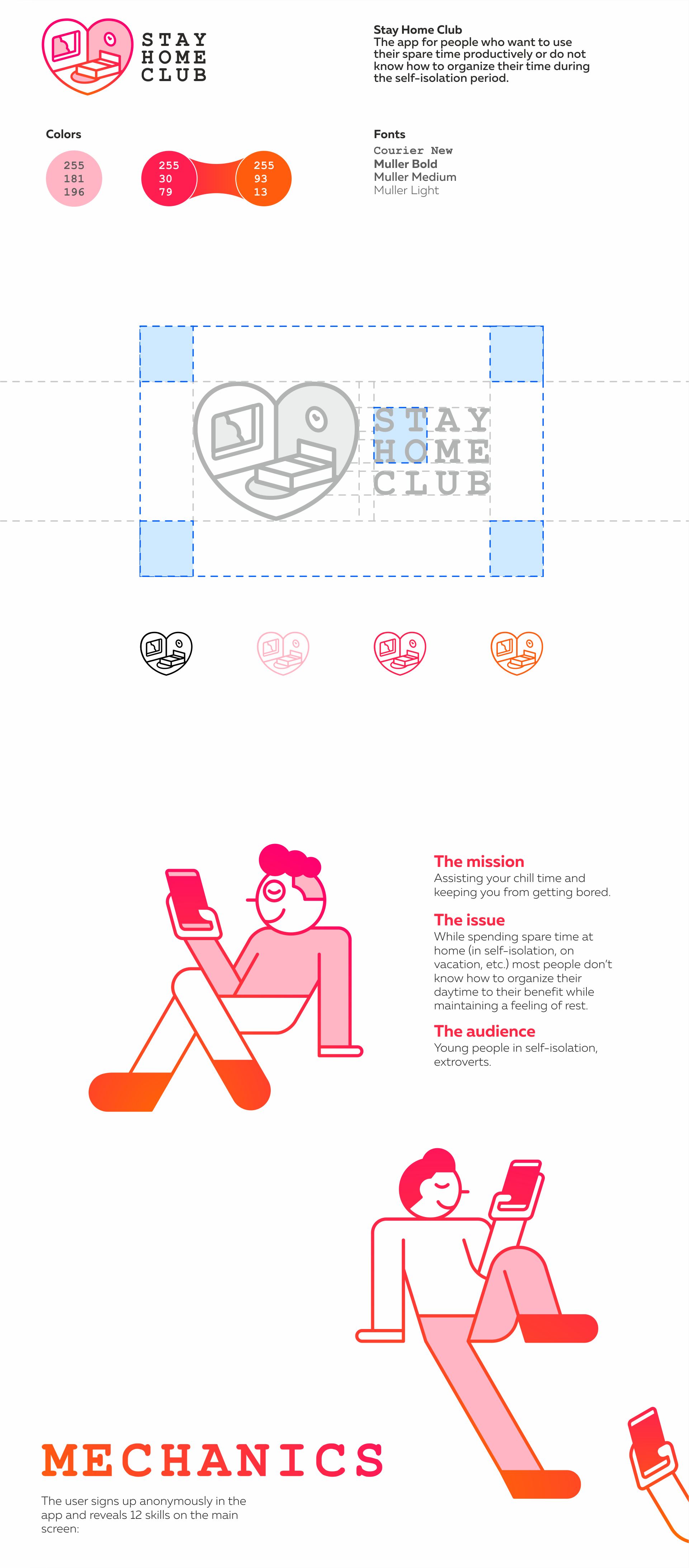 STAY HOME CLUB — Изображение №2 — Интерфейсы, Брендинг на Dprofile